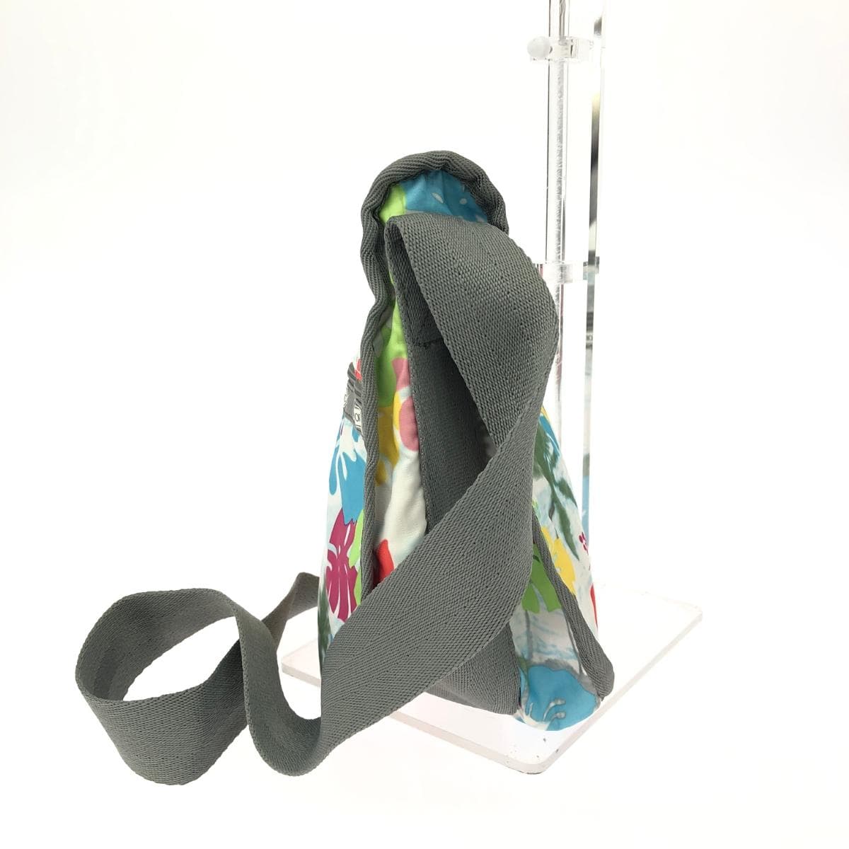 LeSportsac Shoulder Bag Hibiscus Pattern / Nylon White Women's 3