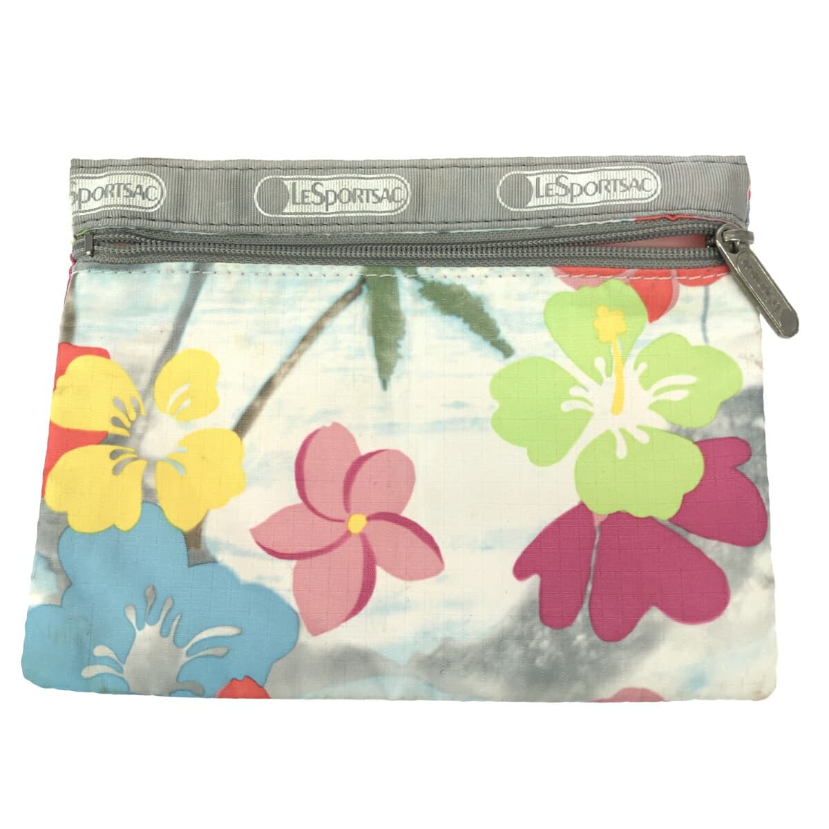 LeSportsac Shoulder Bag Hibiscus Pattern / Nylon White Women's 6