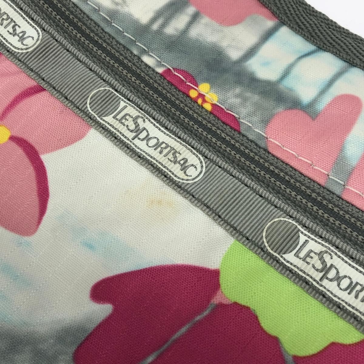 LeSportsac Shoulder Bag Hibiscus Pattern / Nylon White Women's 8