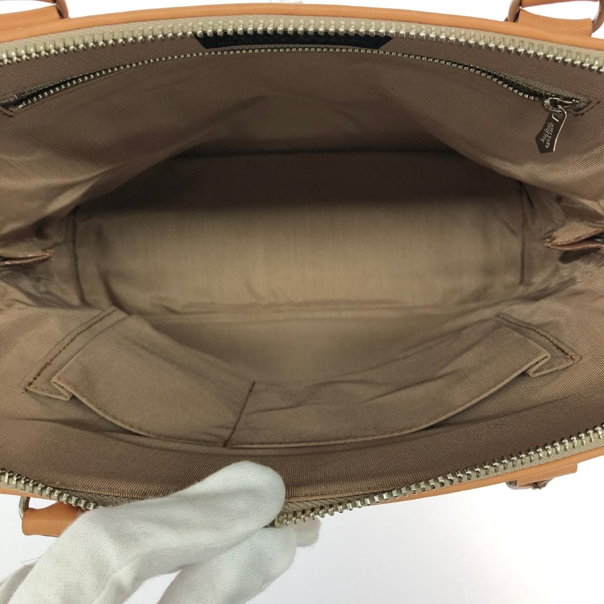 JEAN PAUL GAULTIER Handbag Angel/Embossed Leather Brown Women's 4