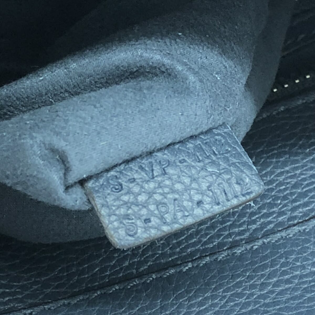 CELINE Luggage Mini Shopper/Handbag Leather Navy for Women 8