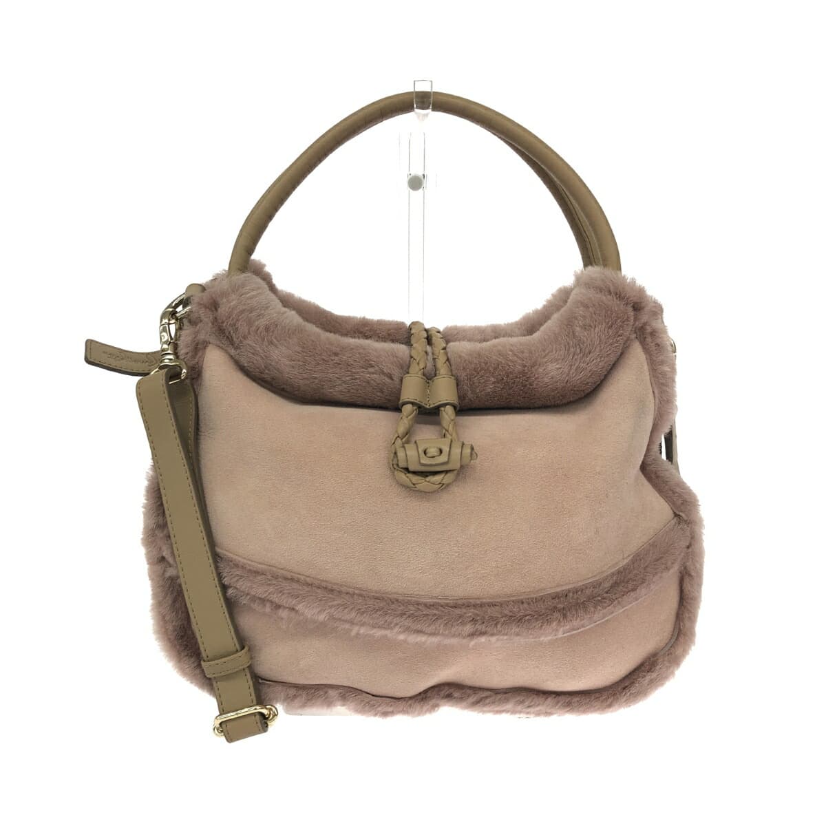 Ginza Kanematsu 2WAY Bag Mouton Pink Ladies