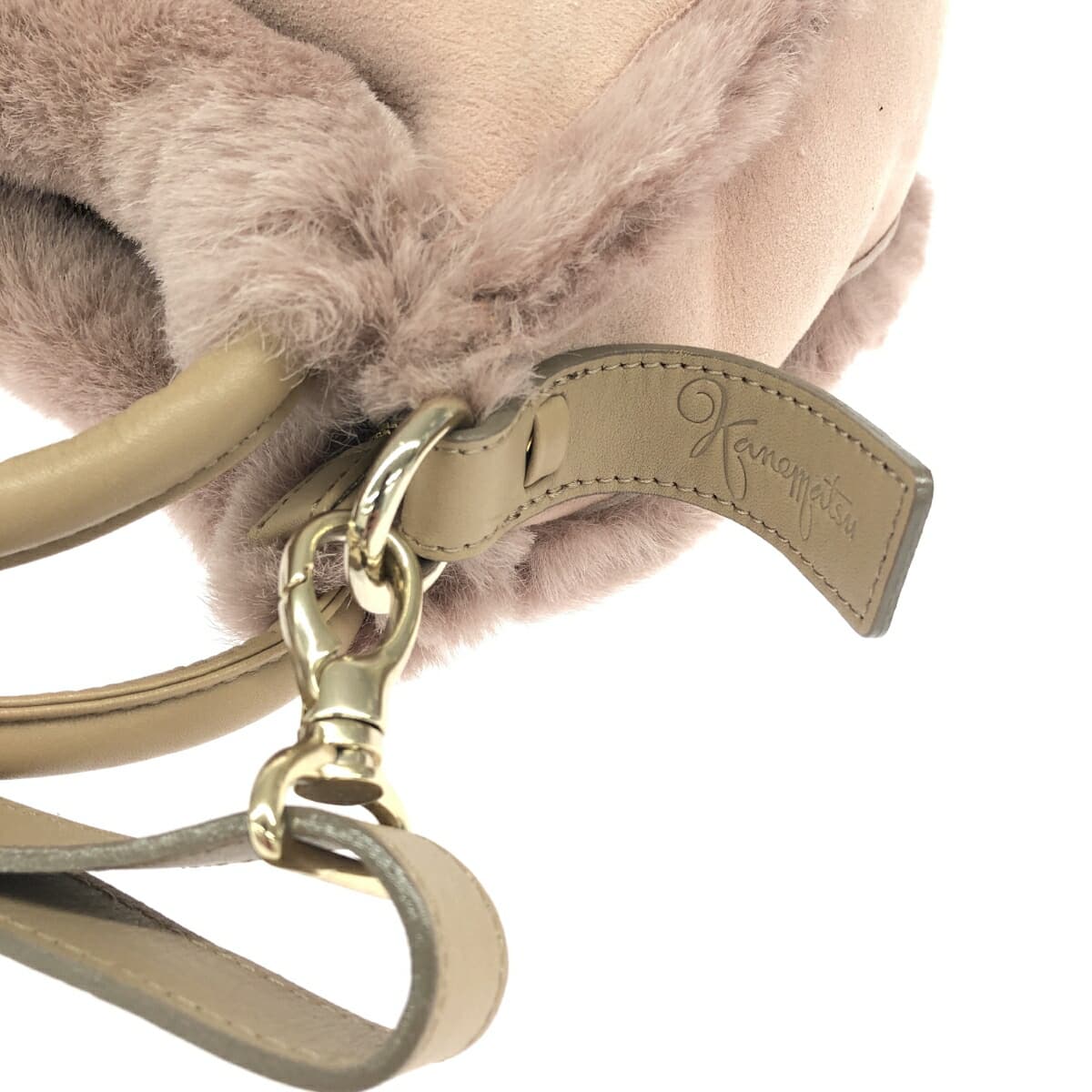 Ginza Kanematsu 2WAY Bag Mouton Pink Ladies 5