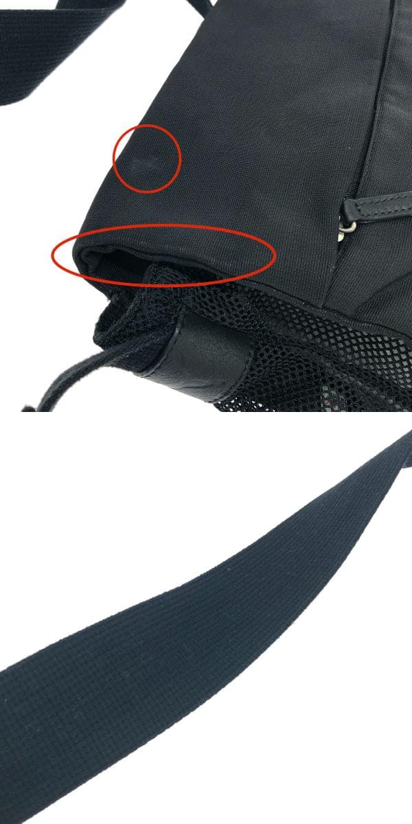 PUMA Messenger Bag / Neil Barrett Collaboration / 96 Hours Nylon x Leather Black Unisex 10