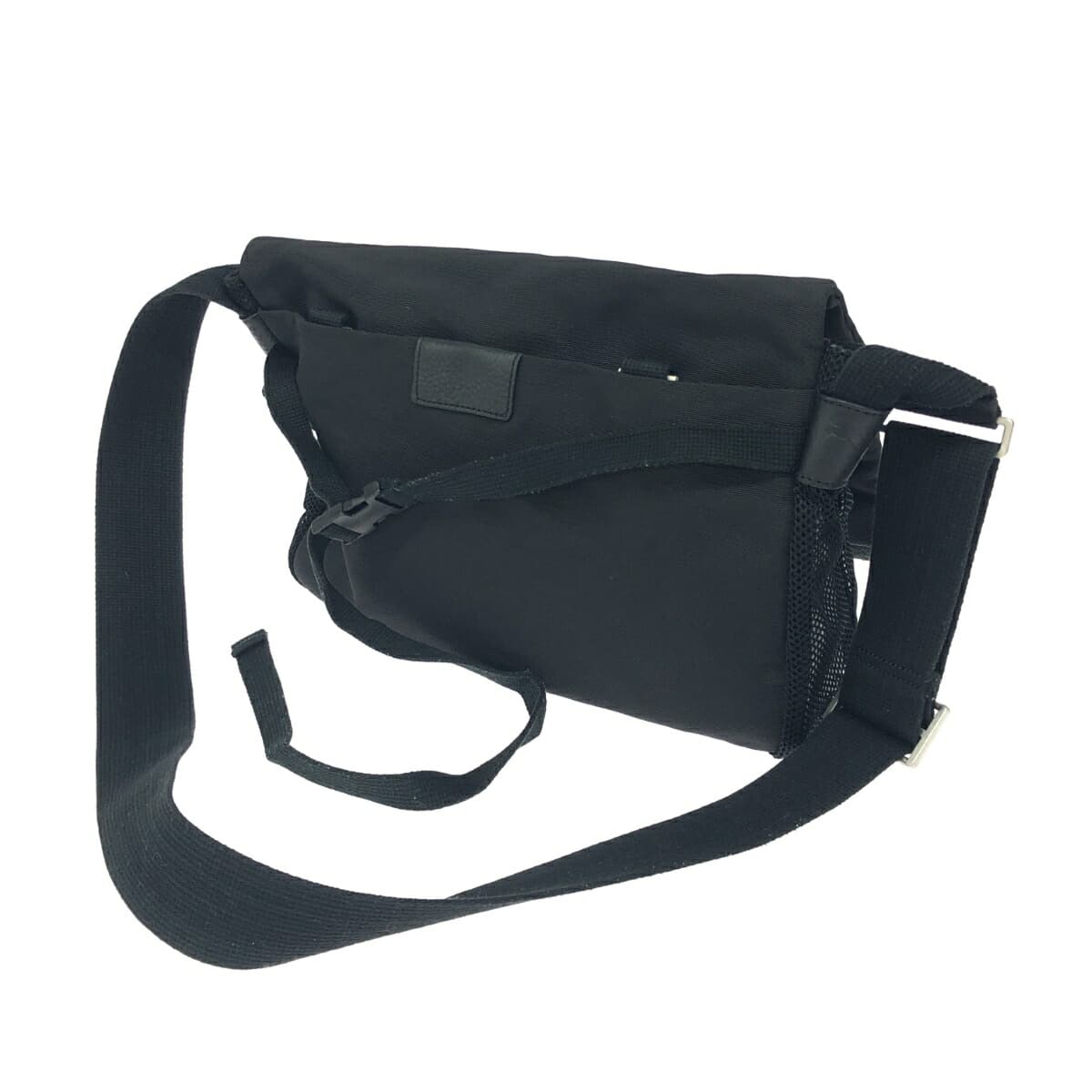 PUMA Messenger Bag / Neil Barrett Collaboration / 96 Hours Nylon x Leather Black Unisex 3