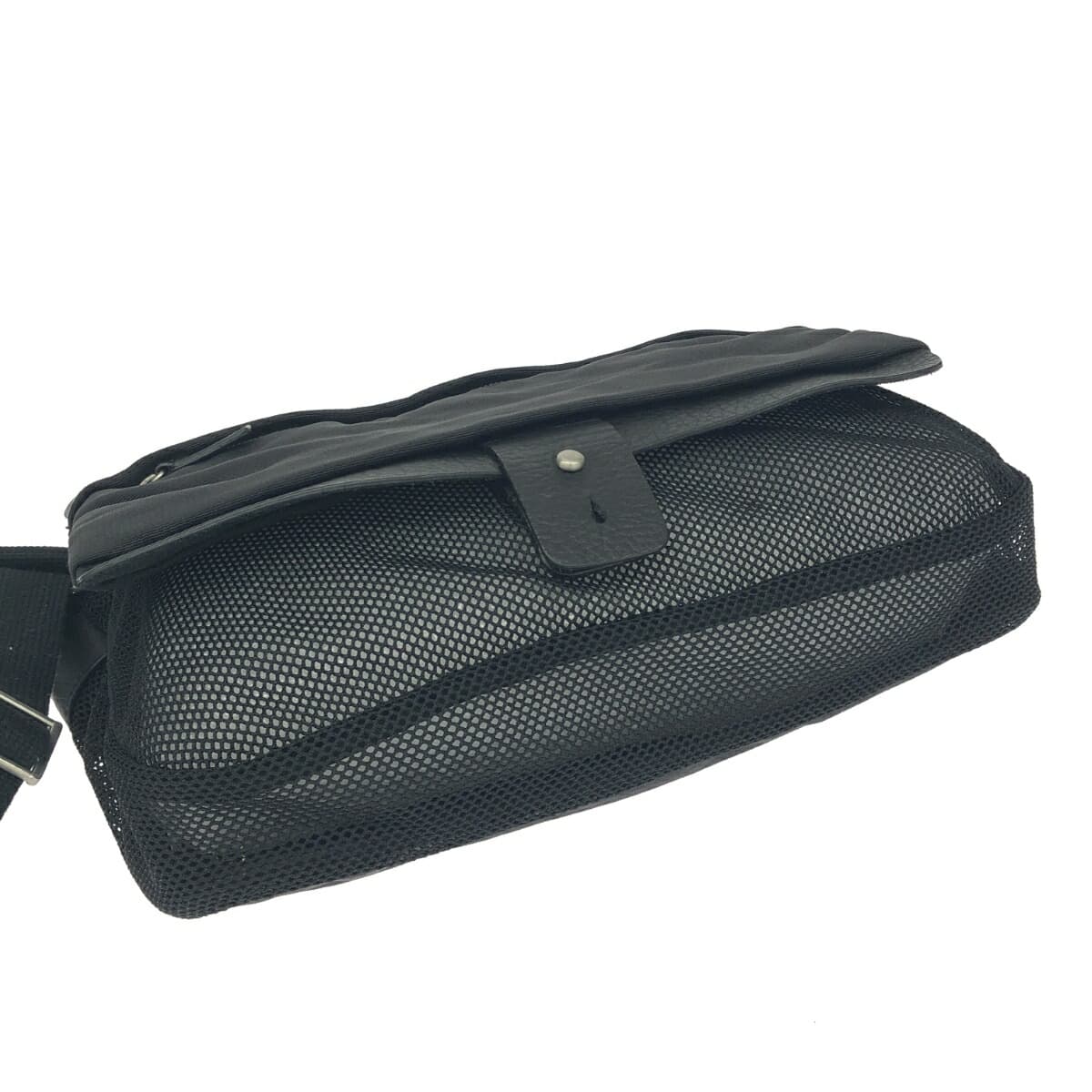 PUMA Messenger Bag / Neil Barrett Collaboration / 96 Hours Nylon x Leather Black Unisex 4