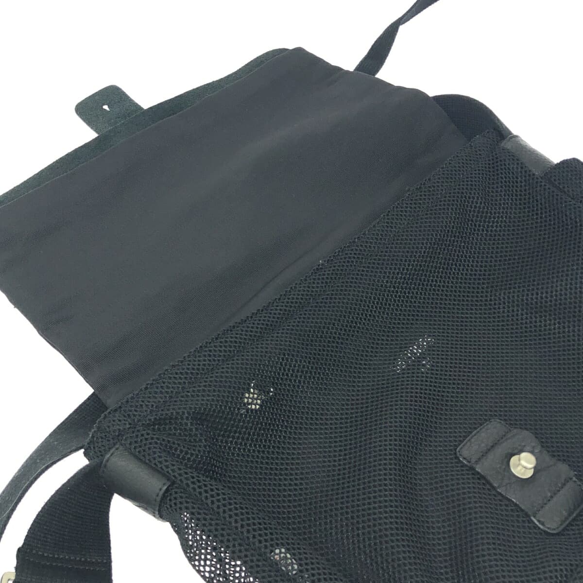 PUMA Messenger Bag / Neil Barrett Collaboration / 96 Hours Nylon x Leather Black Unisex 5