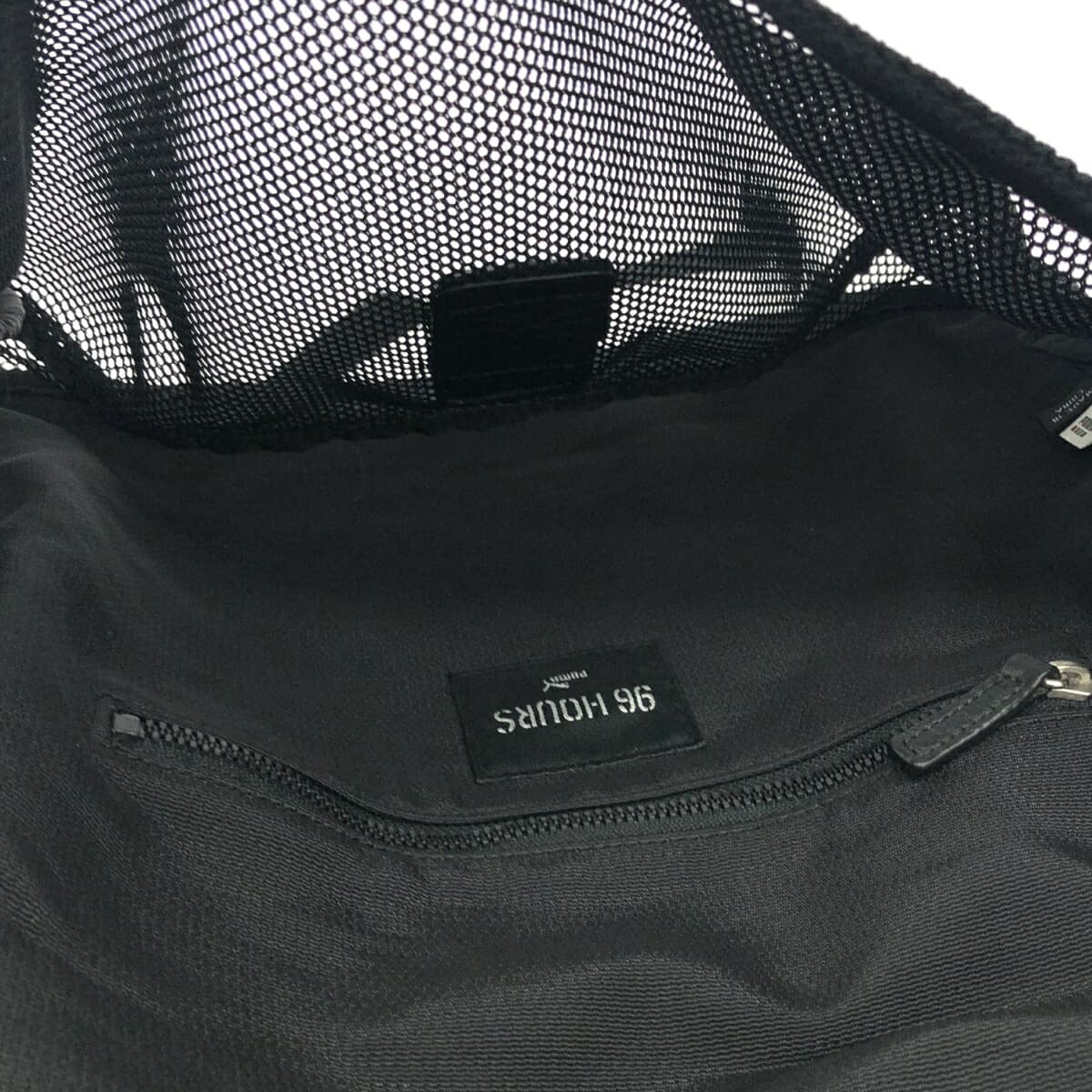 PUMA Messenger Bag / Neil Barrett Collaboration / 96 Hours Nylon x Leather Black Unisex 6