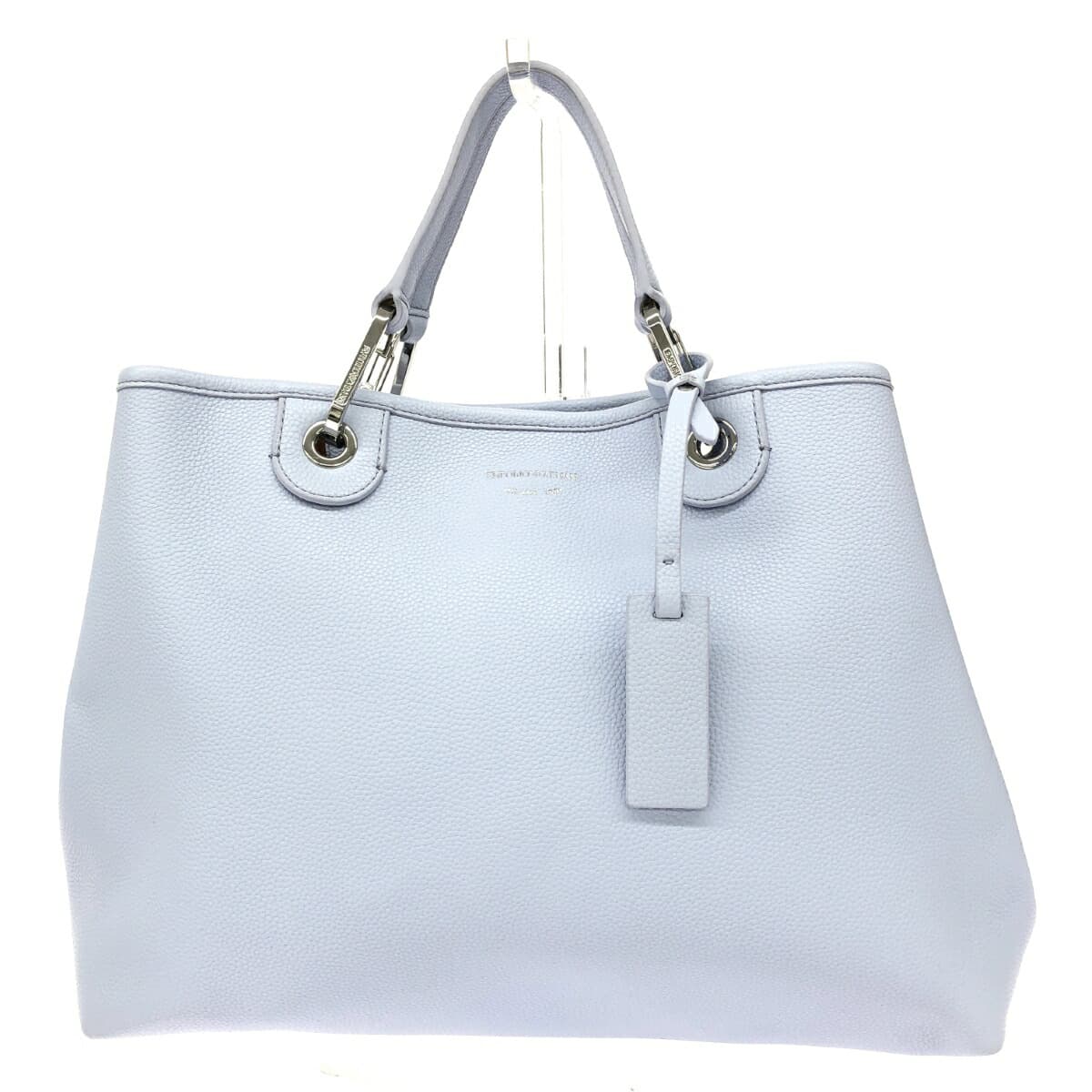 EMPORIO ARMANI 2WAY Bag / MyEA Dear Print Good Condition PVC Purple Ladies 2