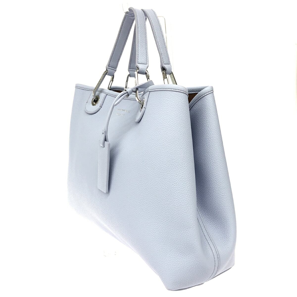 EMPORIO ARMANI 2WAY Bag / MyEA Dear Print Good Condition PVC Purple Ladies 4