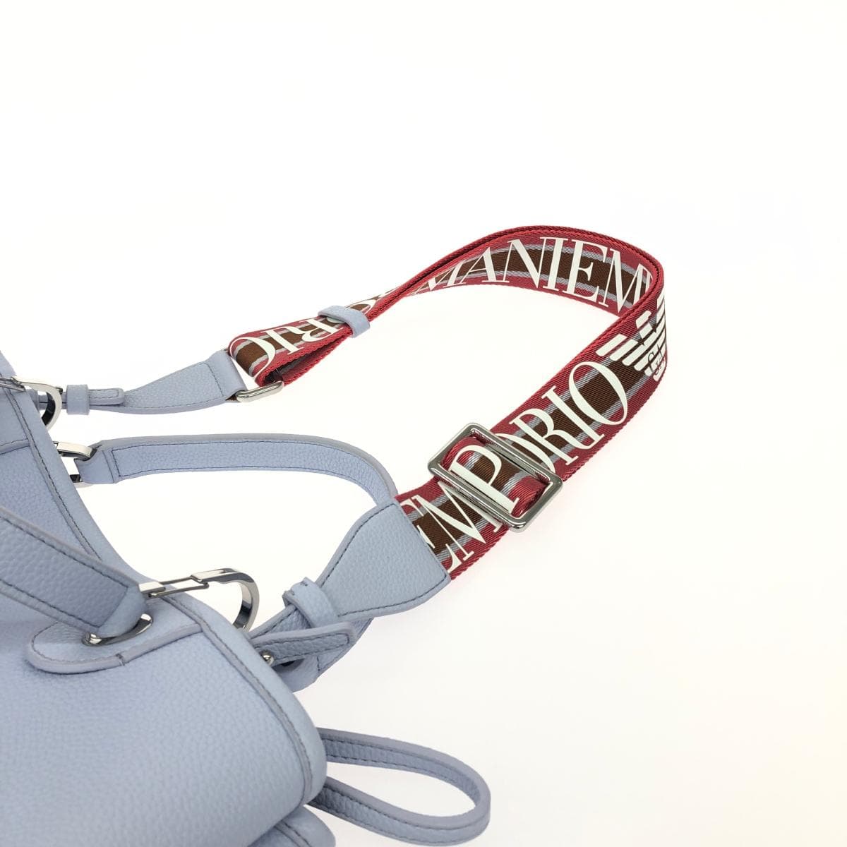 EMPORIO ARMANI 2WAY Bag / MyEA Dear Print Good Condition PVC Purple Ladies 7