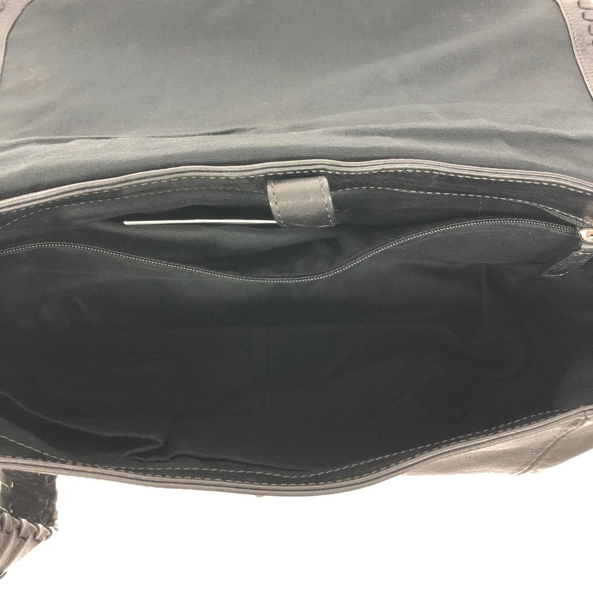 SAZABY Sazaby Sazaby/Shoulder Bag Leather Black Unisex 4