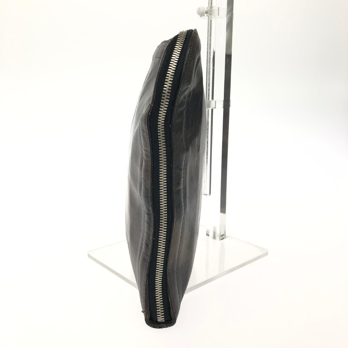 aniary Aniali Camouflage Leather Clutch Bag Khaki Men's 3