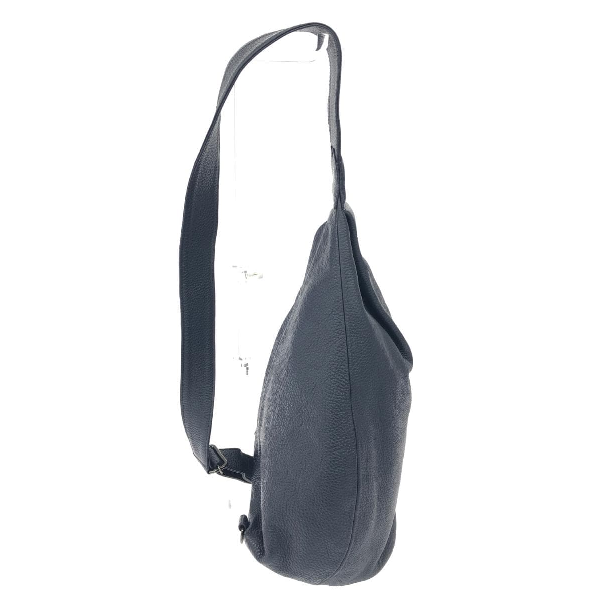 Discord Yohji Yamamoto Body Bag Good Condition Leather DD-I08-713 Navy Unisex 3