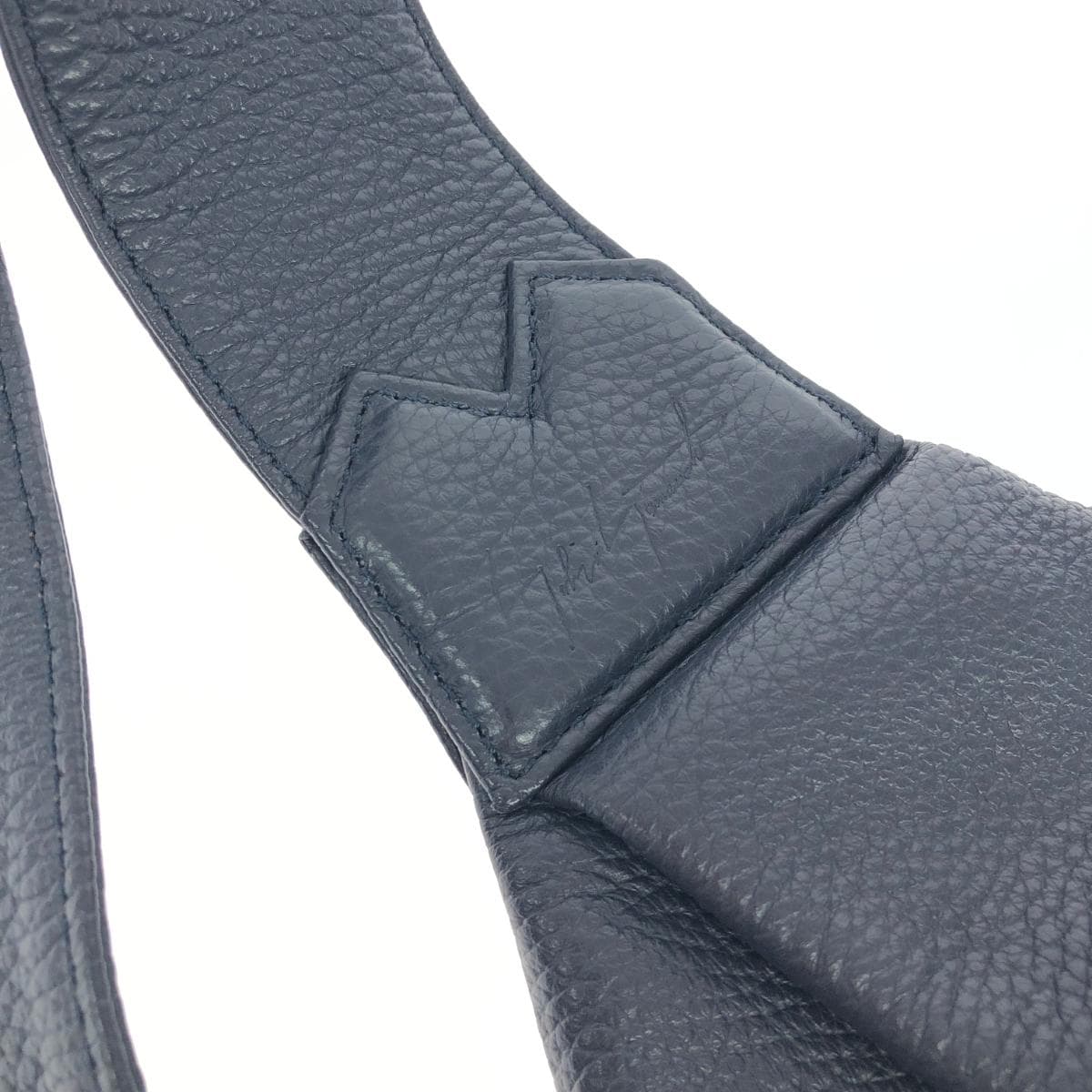 Discord Yohji Yamamoto Body Bag Good Condition Leather DD-I08-713 Navy Unisex 6