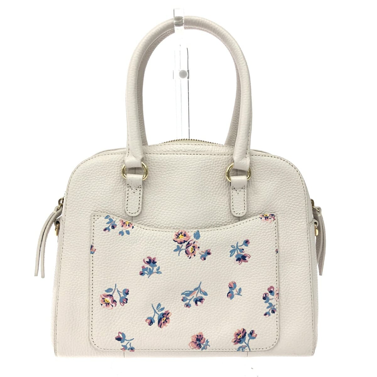 Cath Kidston 2WAY Handbag Floral Pattern/PVC/Ivory Ladies 9
