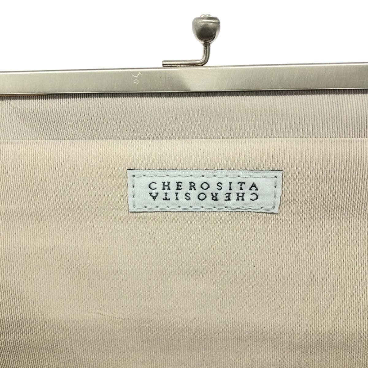 Cherosita Sherojita clasp party bag - Stone/Beads/Sequins/Chain/Nylon - Black Ladies 7