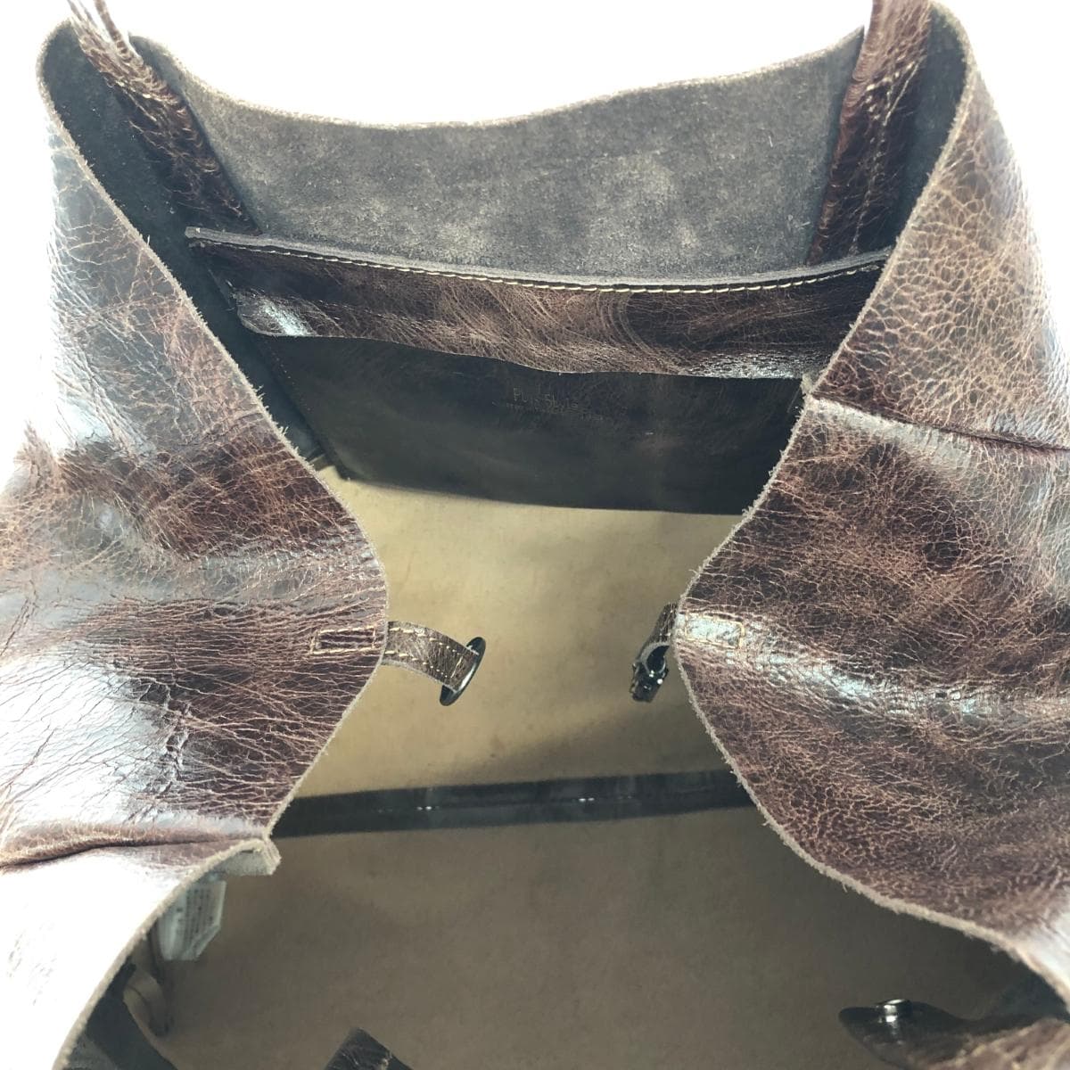 Ace Plus style/Tote bag Leather Brown Unisex 6