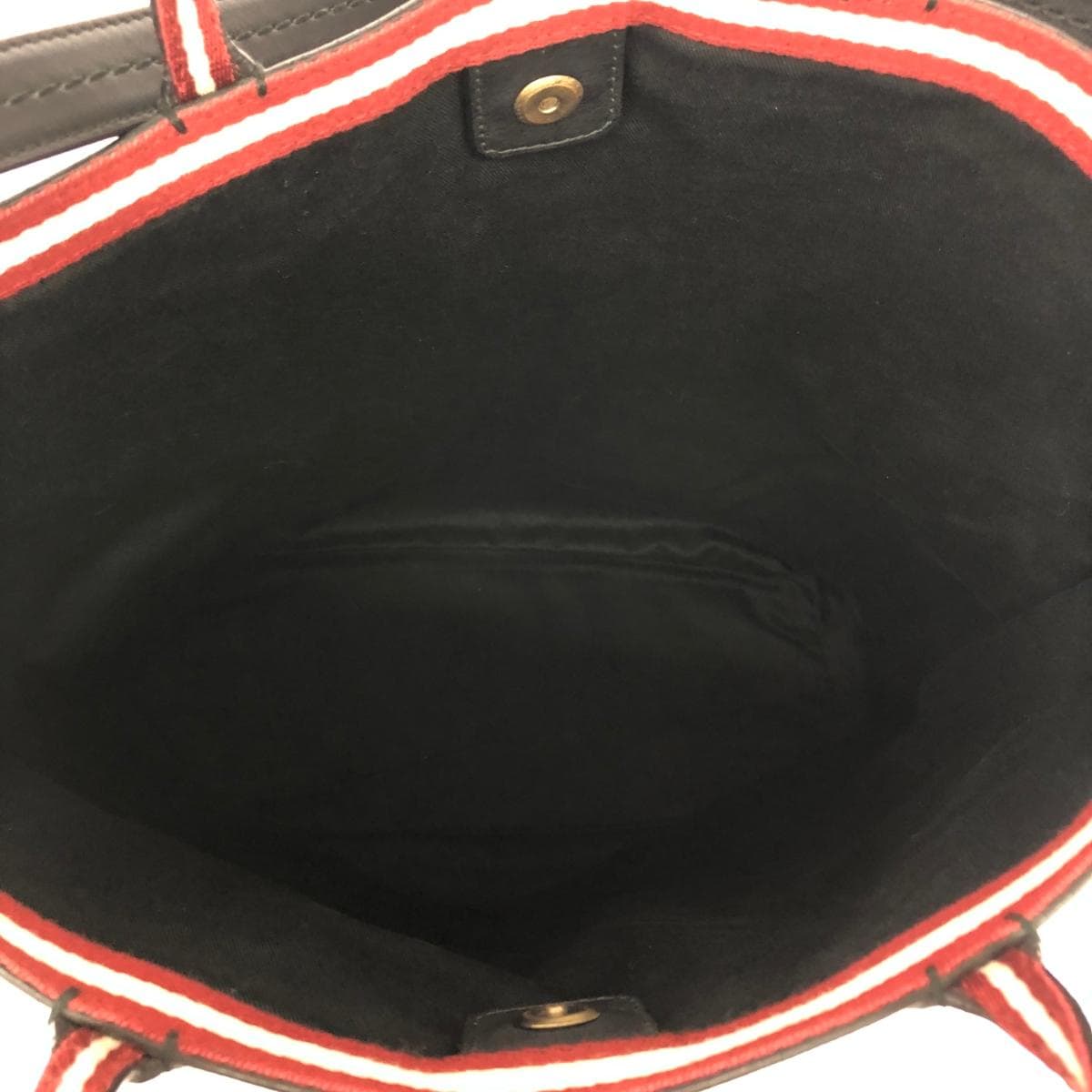 BALLY 2WAY Tote Bag Leather Black Unisex 4