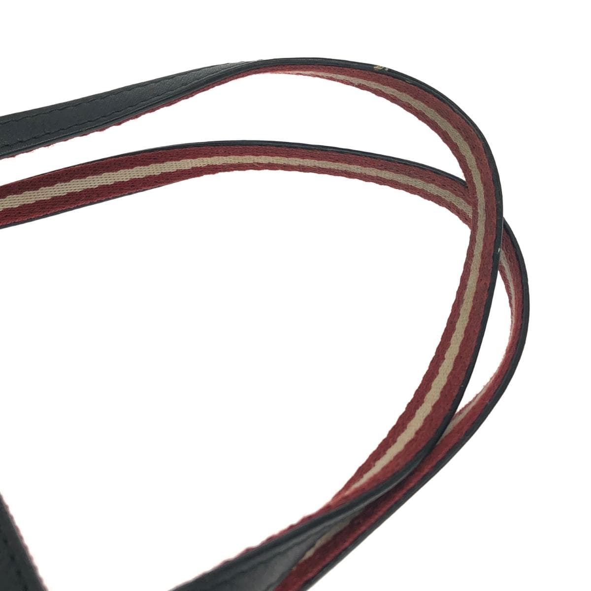 BALLY 2WAY Tote Bag Leather Black Unisex 7