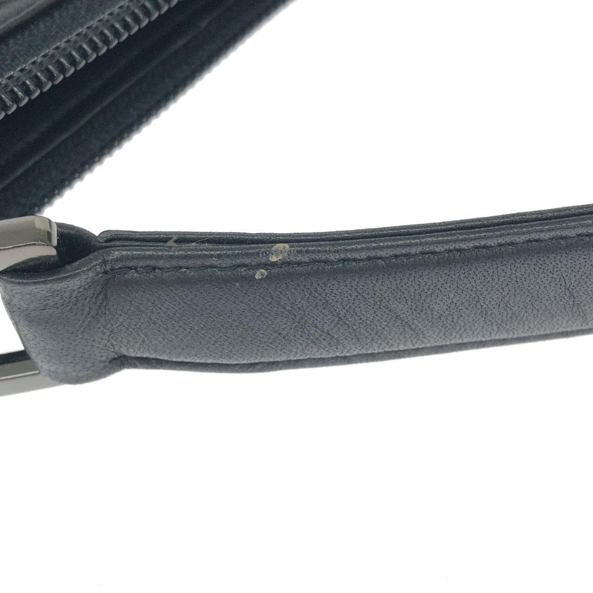 Ginza Yoshinoya One Shoulder Bag Leather Black Women's 10