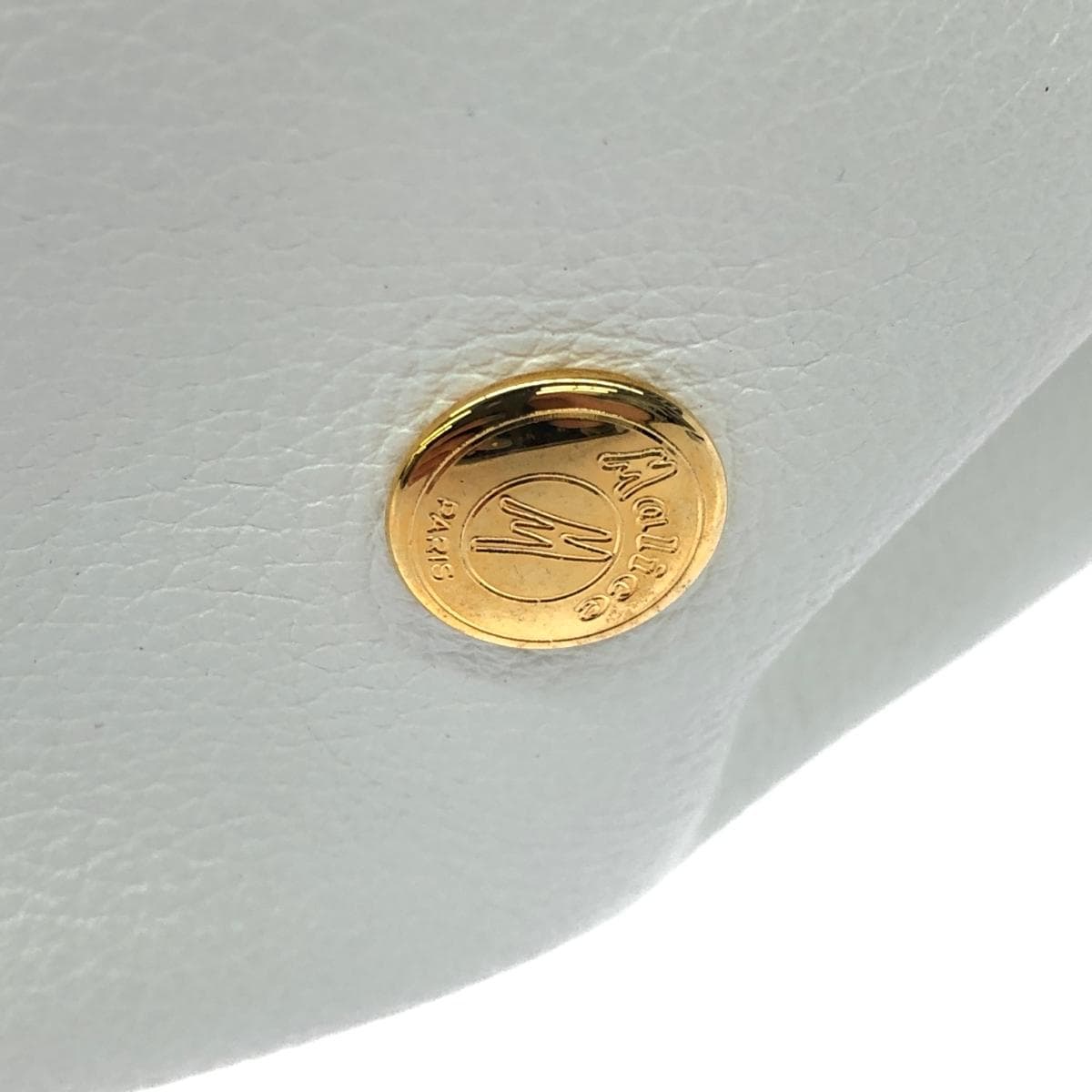 Marice Paris / Handbag Plastic handle / Turn lock hardware / Made in France White Women's 8