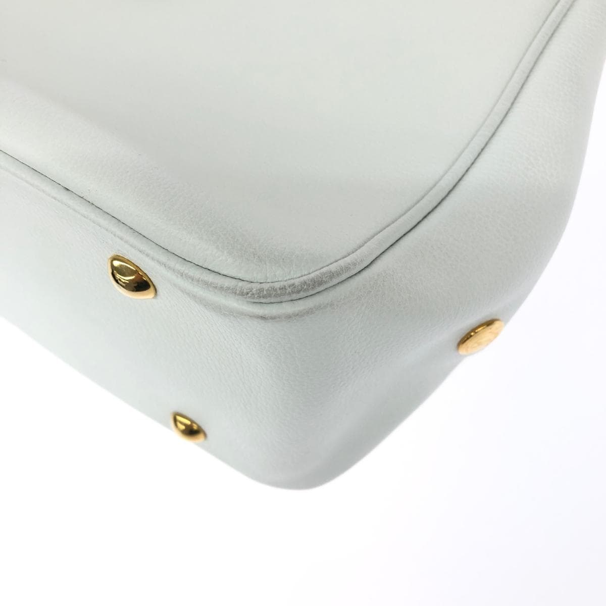 Marice Paris / Handbag Plastic handle / Turn lock hardware / Made in France White Women's 9