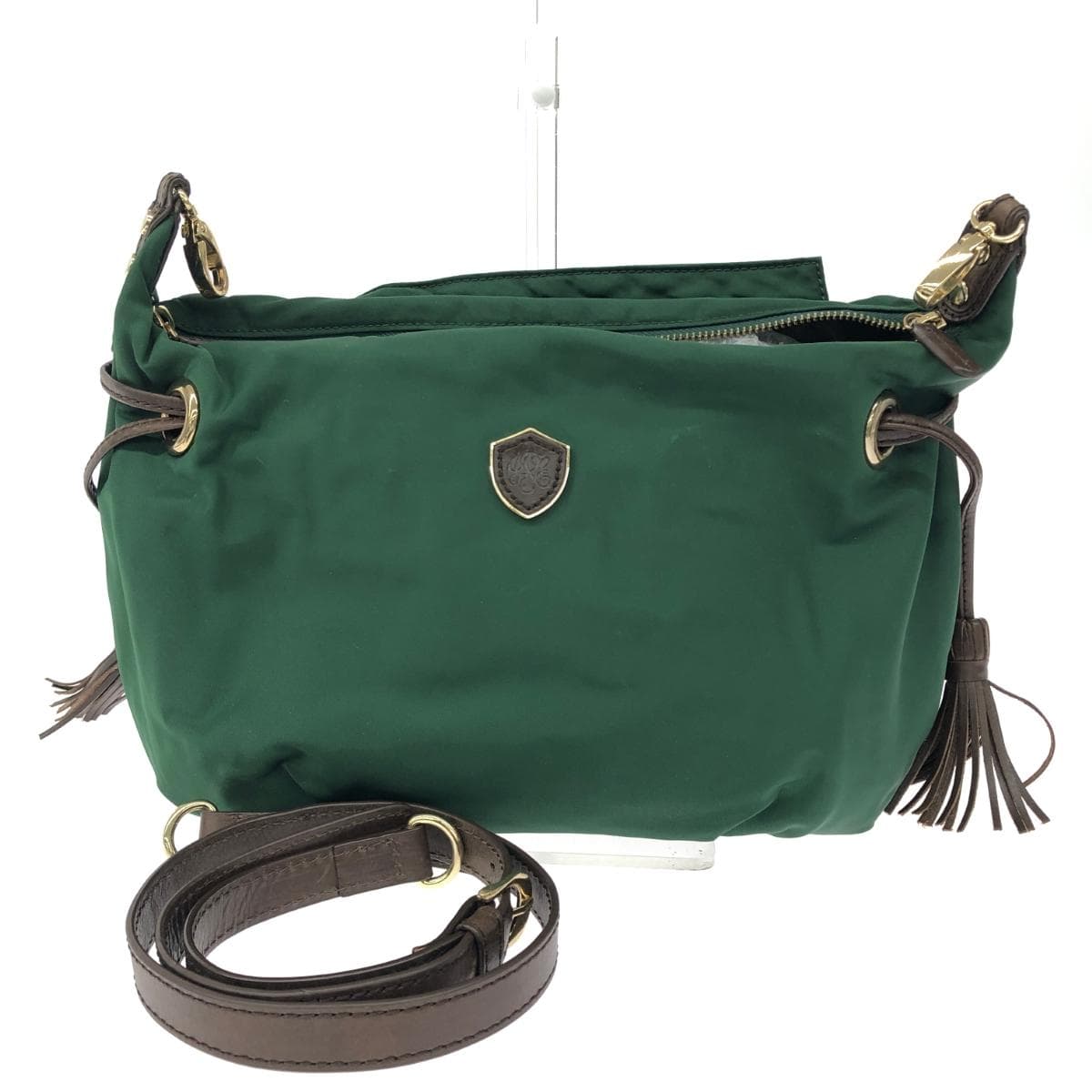 J.PRESS Shoulder Bag Green Women's