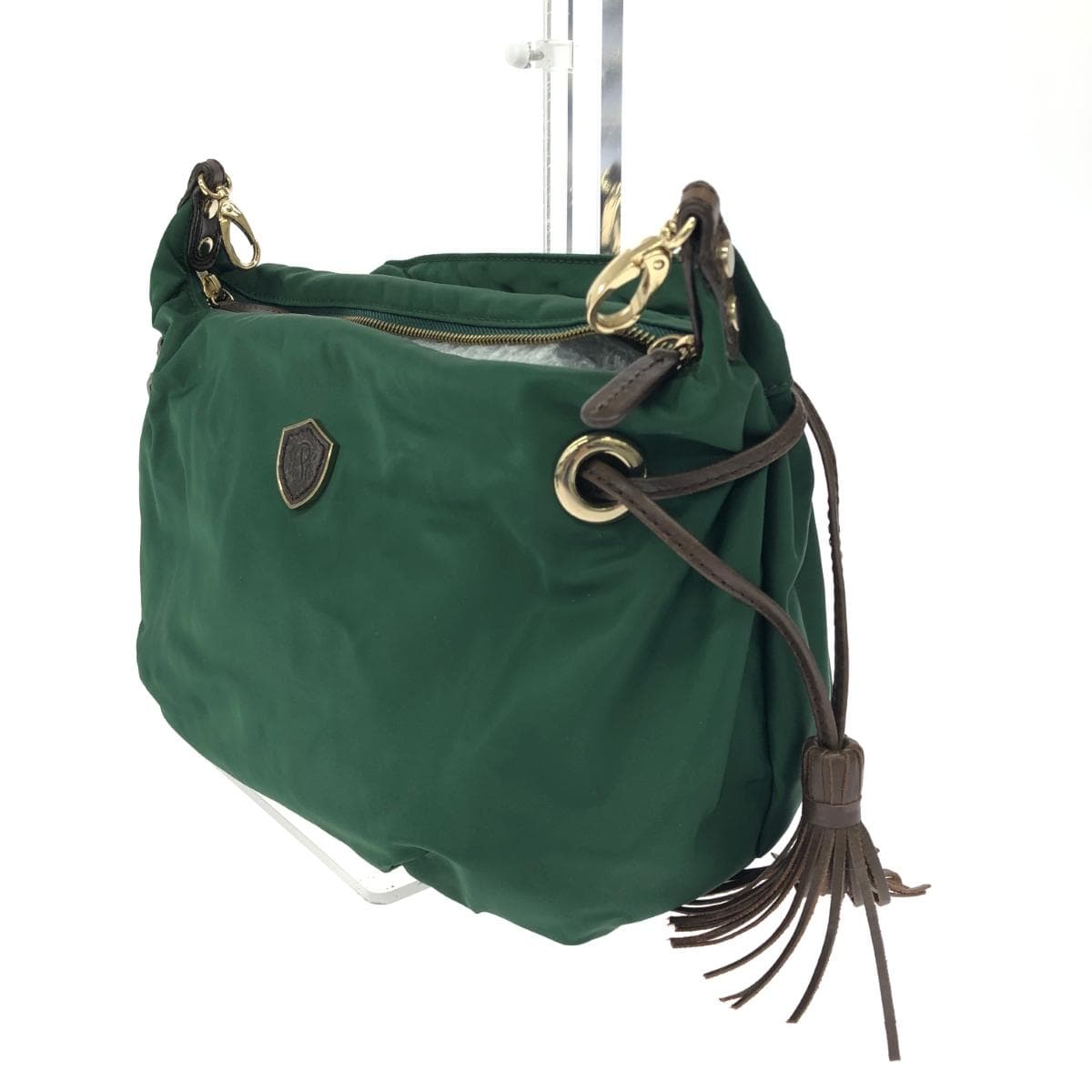 J.PRESS Shoulder Bag Green Women's 4