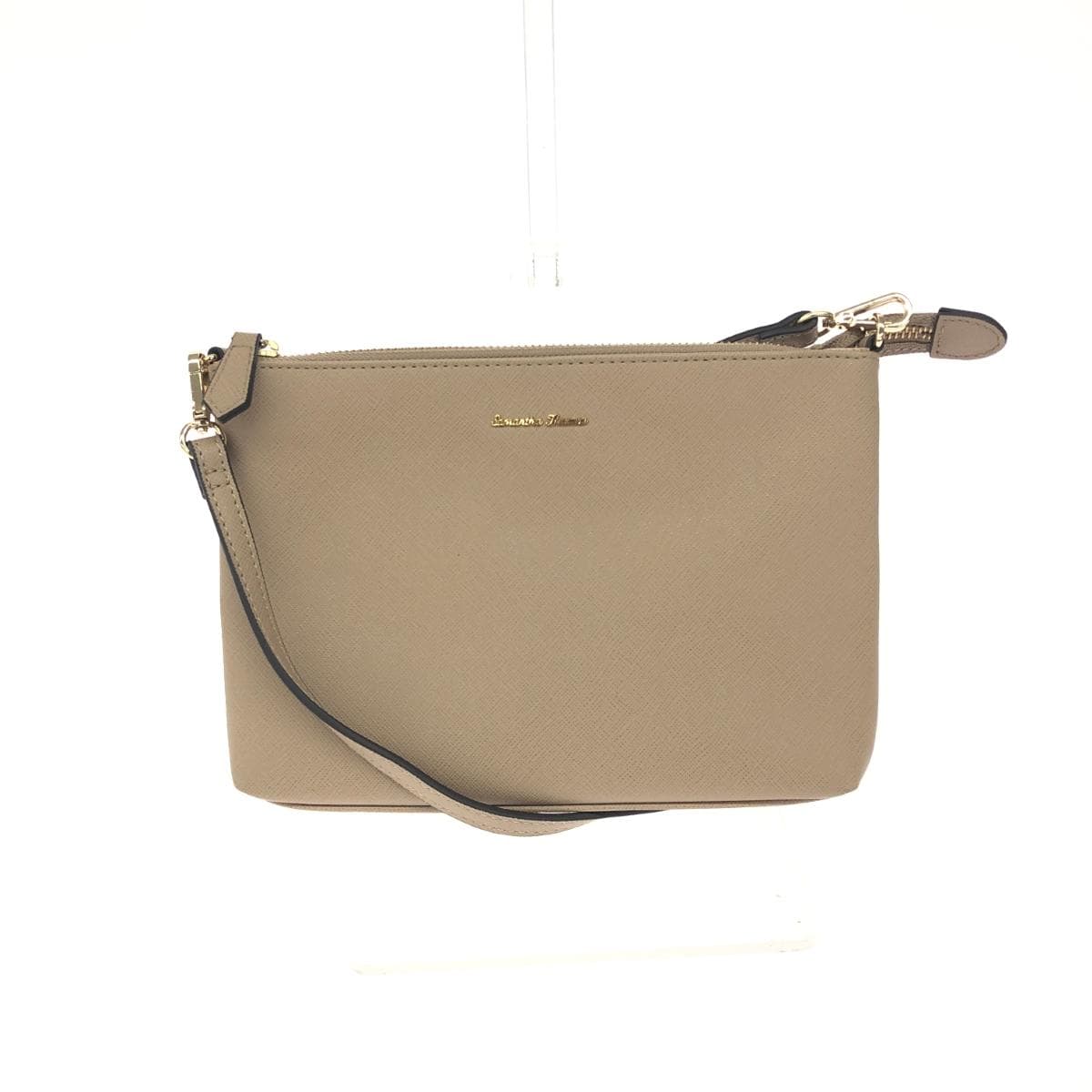 Samantha Thavasa shoulder bag in good condition, PVC, beige, ladies