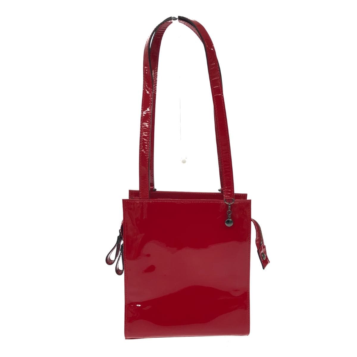 Ginza Kanematsu 2WAY Tote Bag Enamel Red Ladies