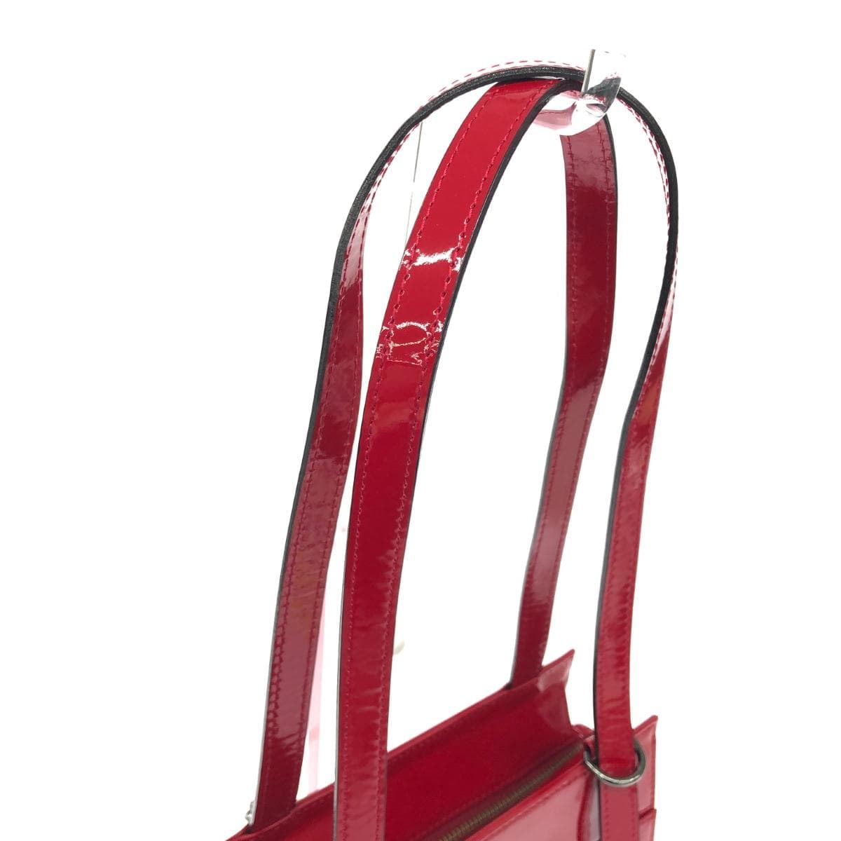 Ginza Kanematsu 2WAY Tote Bag Enamel Red Ladies 4