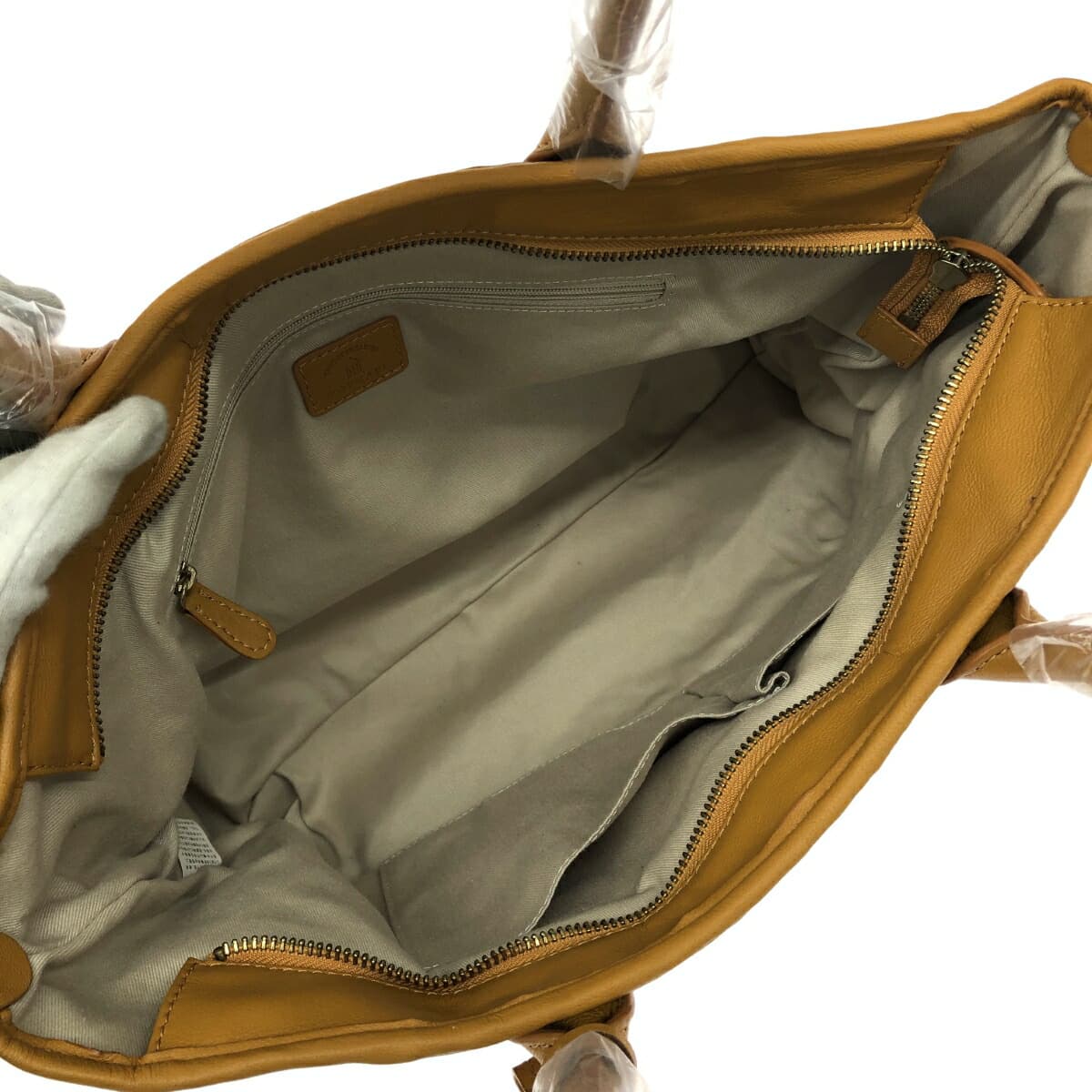 TOPKAPI Topkapi Chic of Treasure Topkapi Tote Bag Excellent condition Belt Intrecciato Leather Mustard Yellow Ladies 6