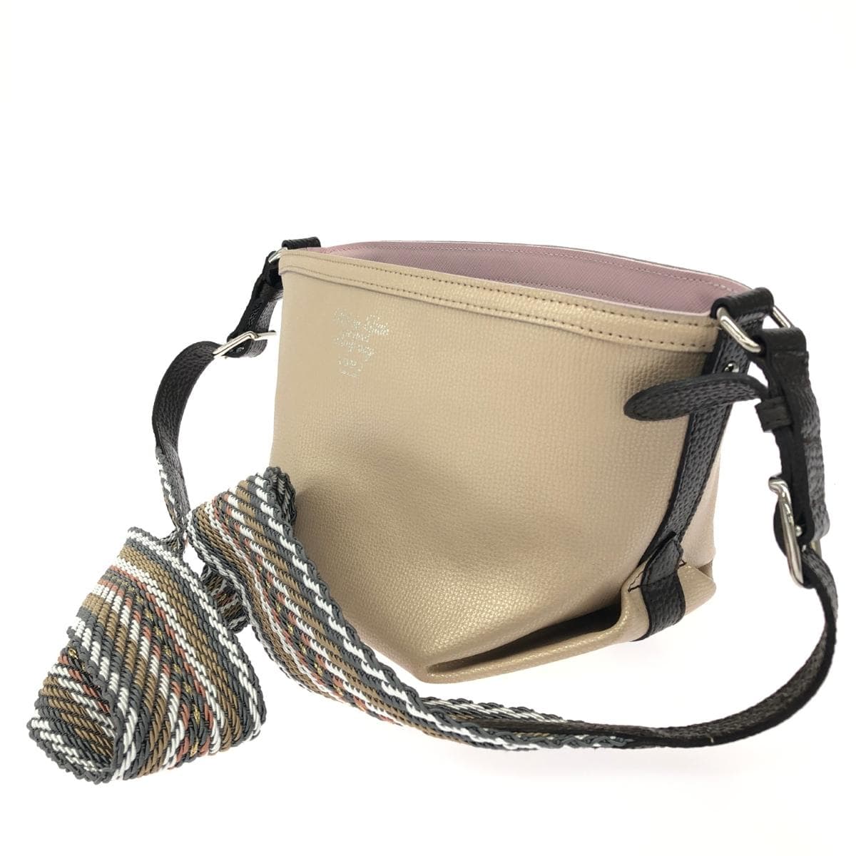 A.D.M.J (Accessoires De Mademoiselle) Accessoires De Mademoiselle Jap Shoulder Bag Leather Gold Color Women's 3