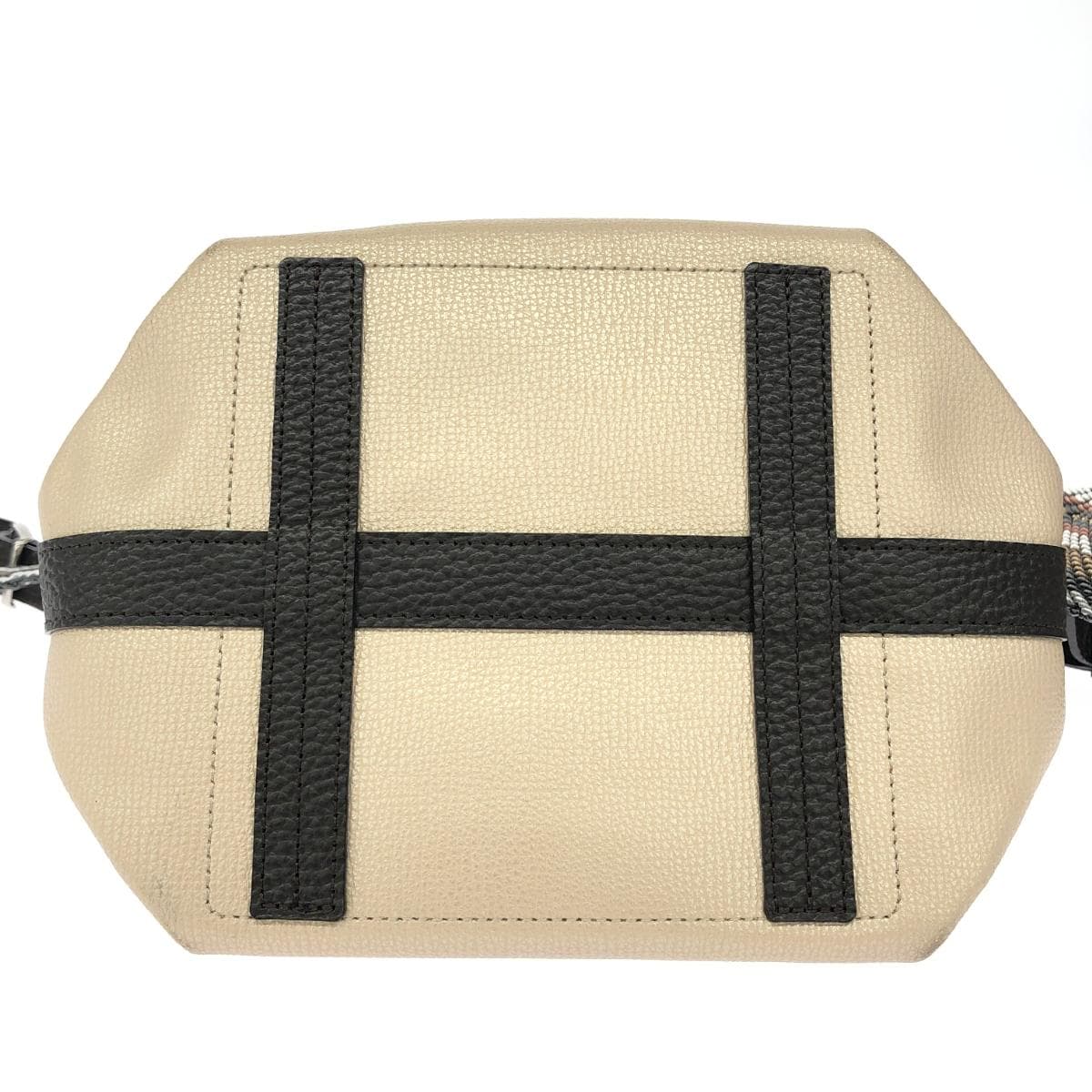 A.D.M.J (Accessoires De Mademoiselle) Accessoires De Mademoiselle Jap Shoulder Bag Leather Gold Color Women's 5