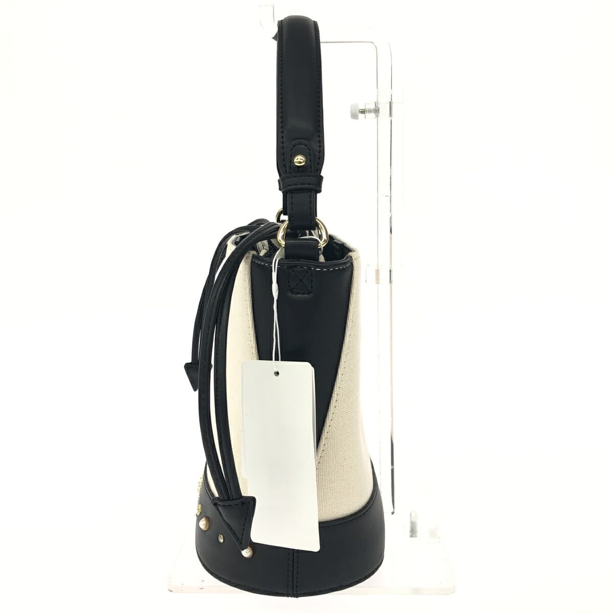 Samantha Vega 2WAY bag unused item bucket black/white ladies 3