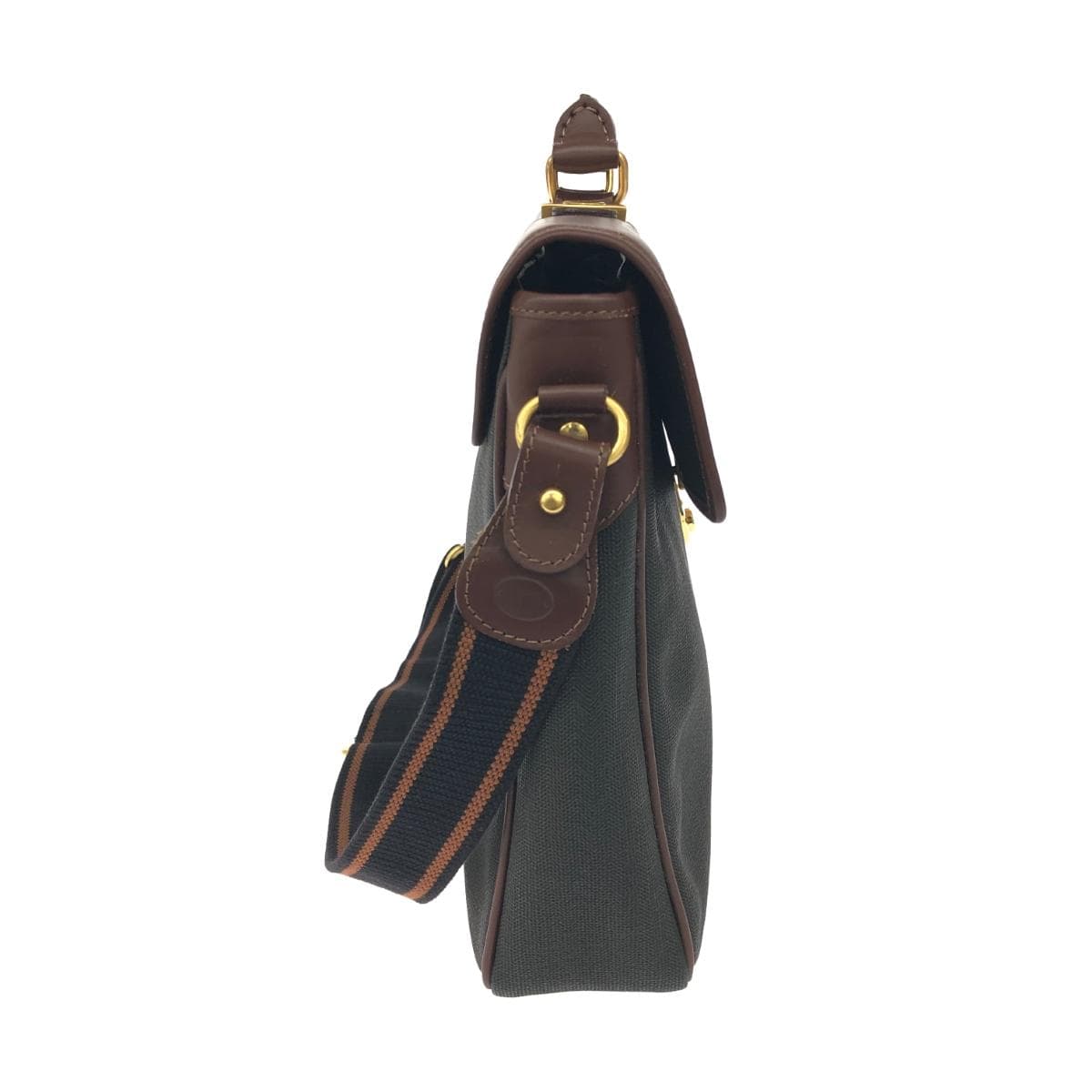 dunhill 2WAY business bag Leather × PVC Brown Men's 2