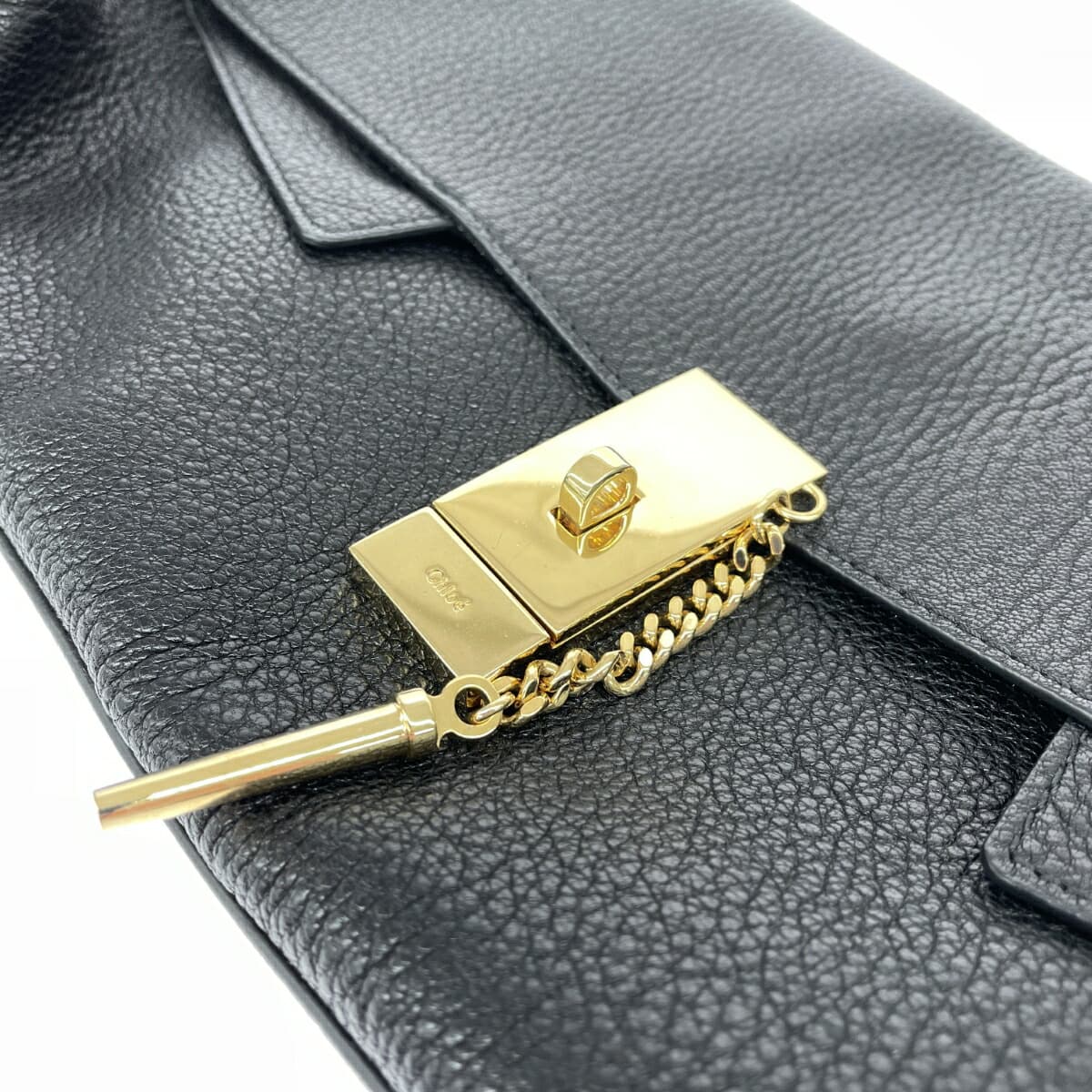 Chloe Drew Excellent condition Leather Black Women's 5