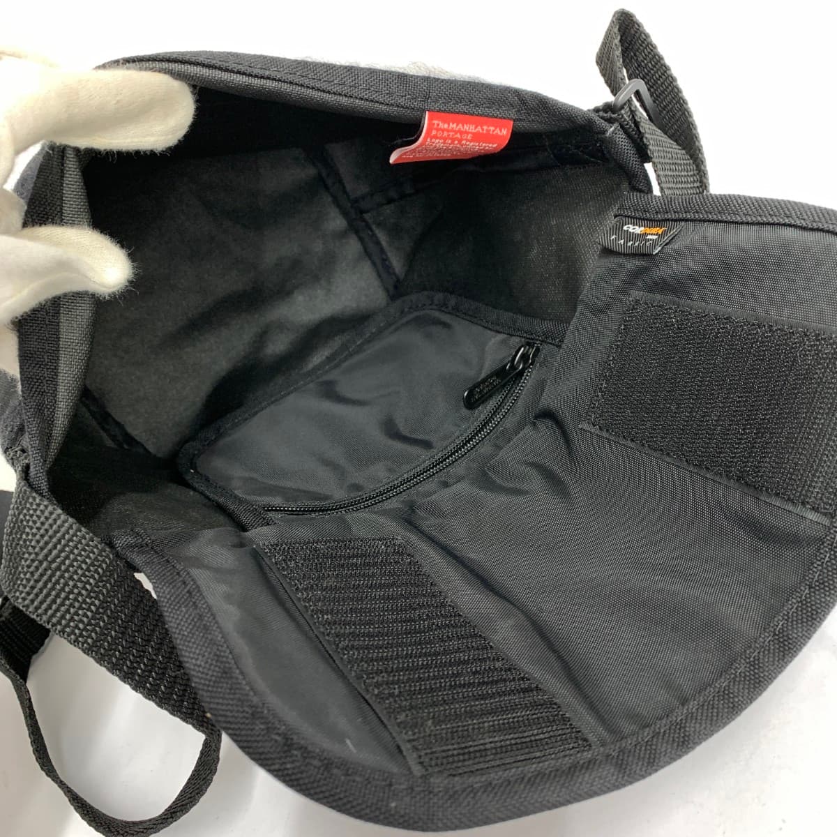 Manhattan Portage shoulder bag logo nylon black unisex 6