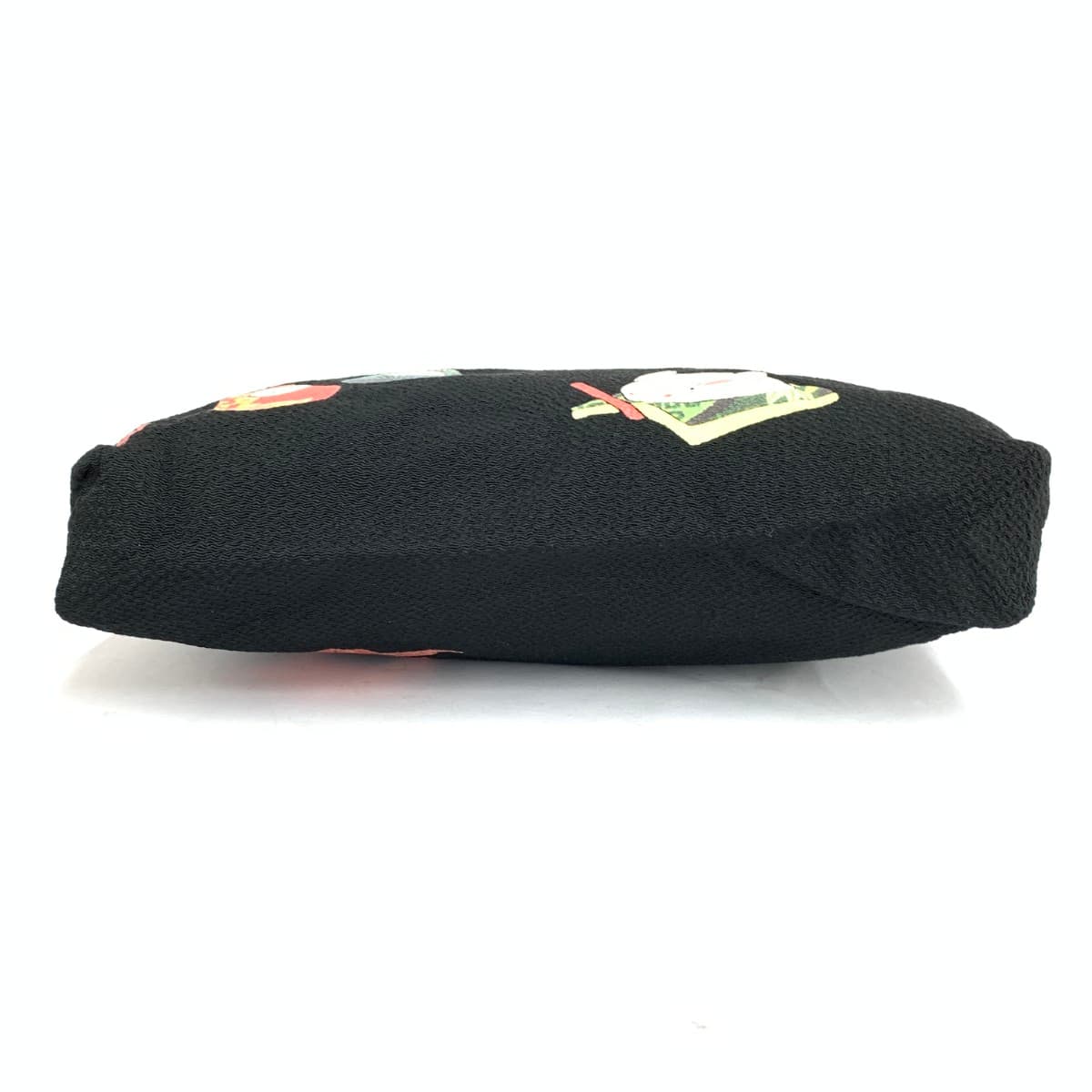 Kurochiku Kurochiku Tote Bag Good Condition Japanese Pattern Shishi (Lion Dog) Chirimen Black Ladies 5