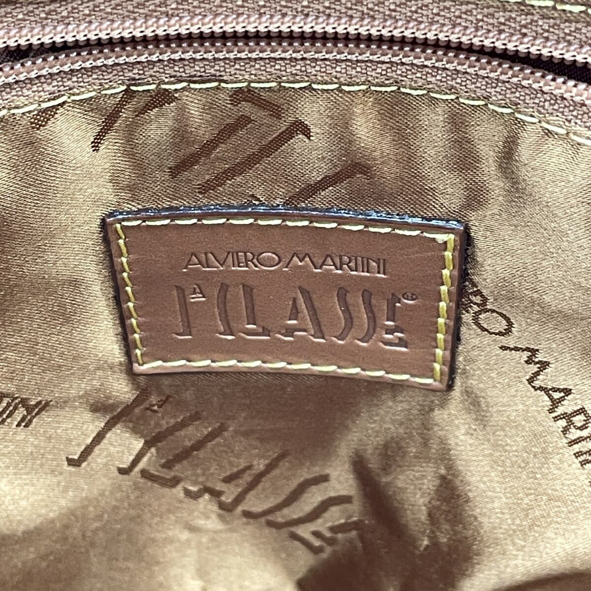 PRIMA CLASSE Tote Bag Map Pattern/Nylon Beige Unisex 5