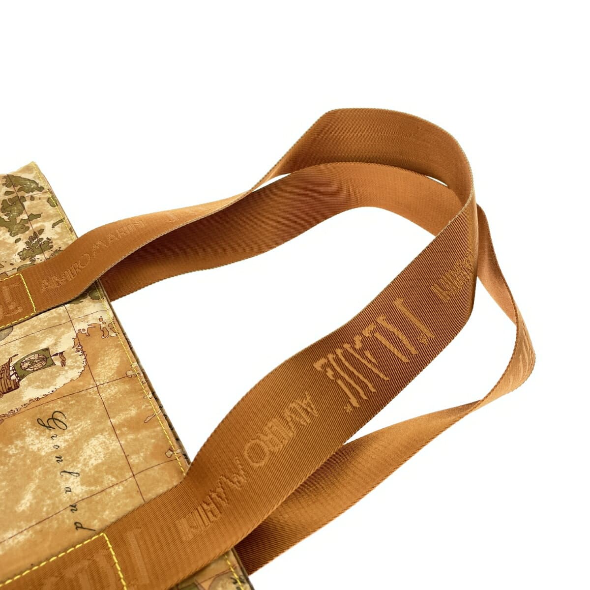 PRIMA CLASSE Tote Bag Map Pattern/Nylon Beige Unisex 6