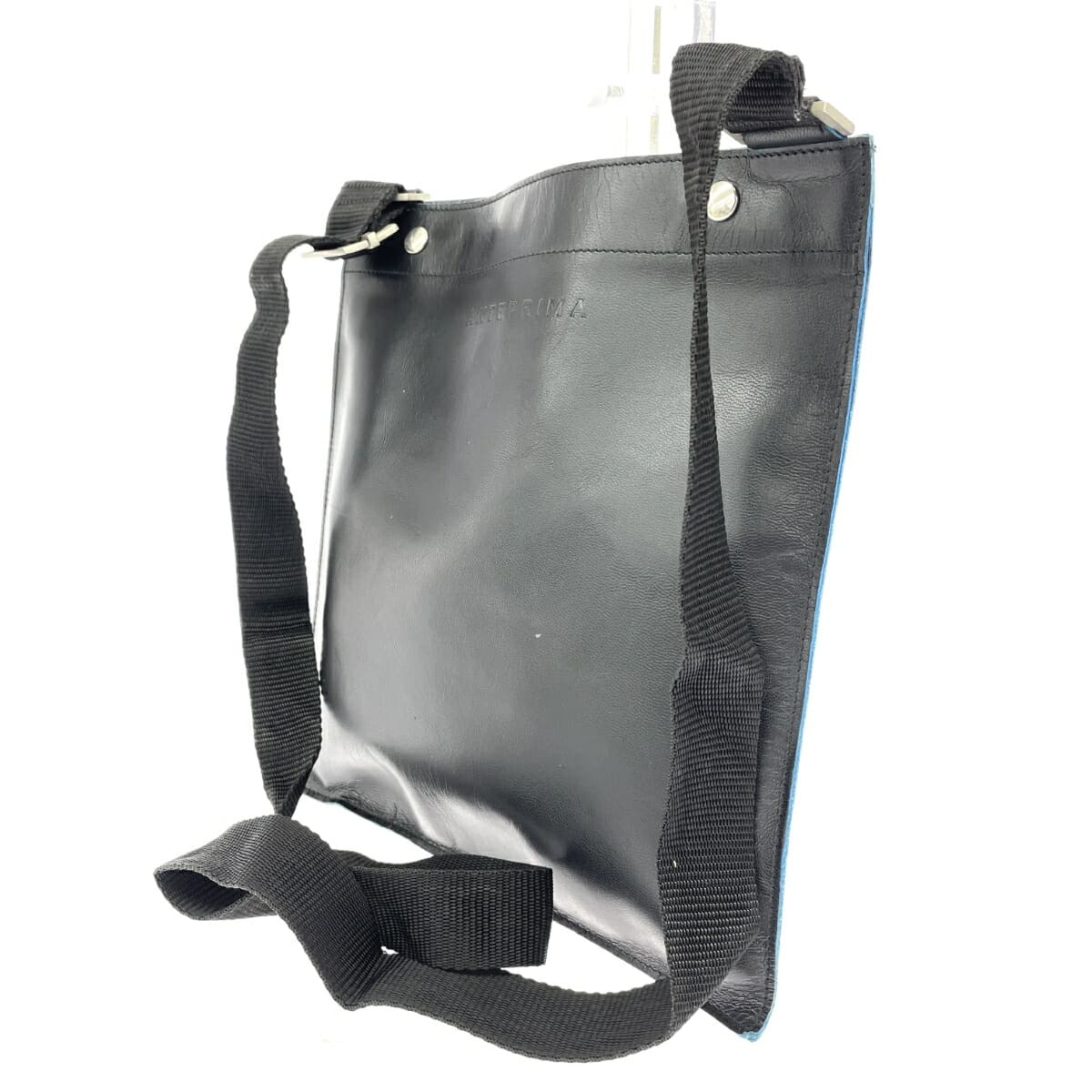 ANTEPRIMA Shoulder Bag Logo Embossed / Leather Black Unisex 3