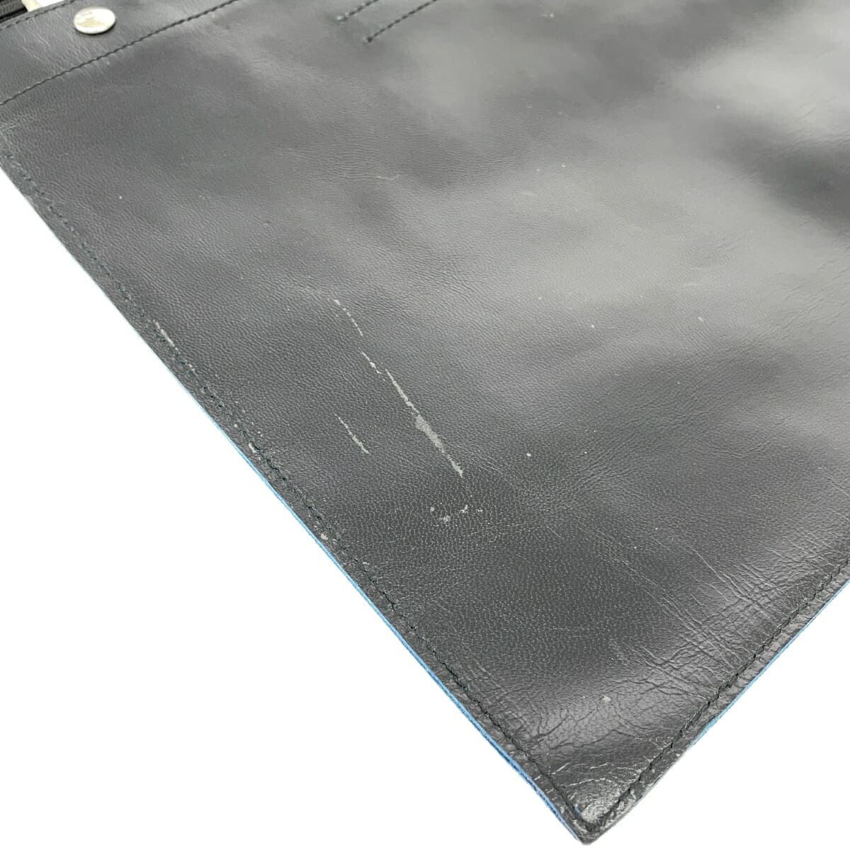 ANTEPRIMA Shoulder Bag Logo Embossed / Leather Black Unisex 7