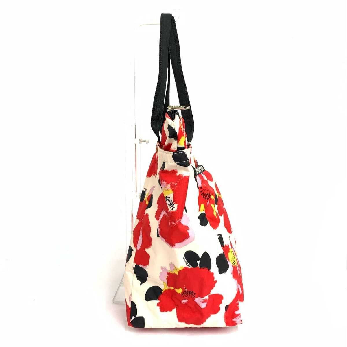 LeSportsac Tote Bag Floral Pattern Nylon Beige Women's 2