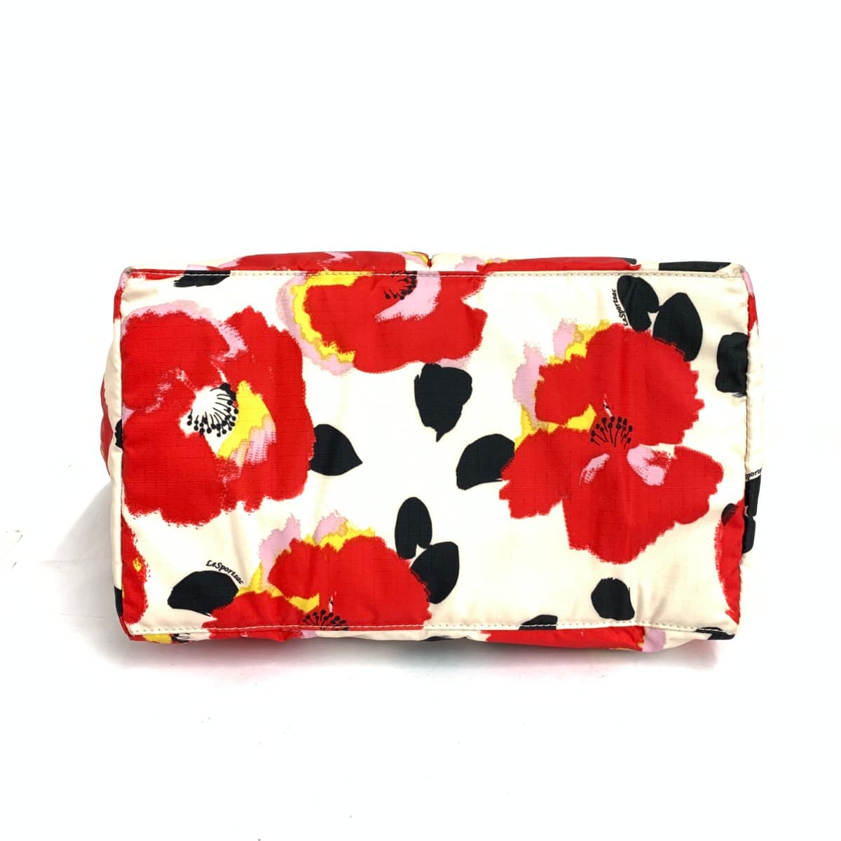 LeSportsac Tote Bag Floral Pattern Nylon Beige Women's 5