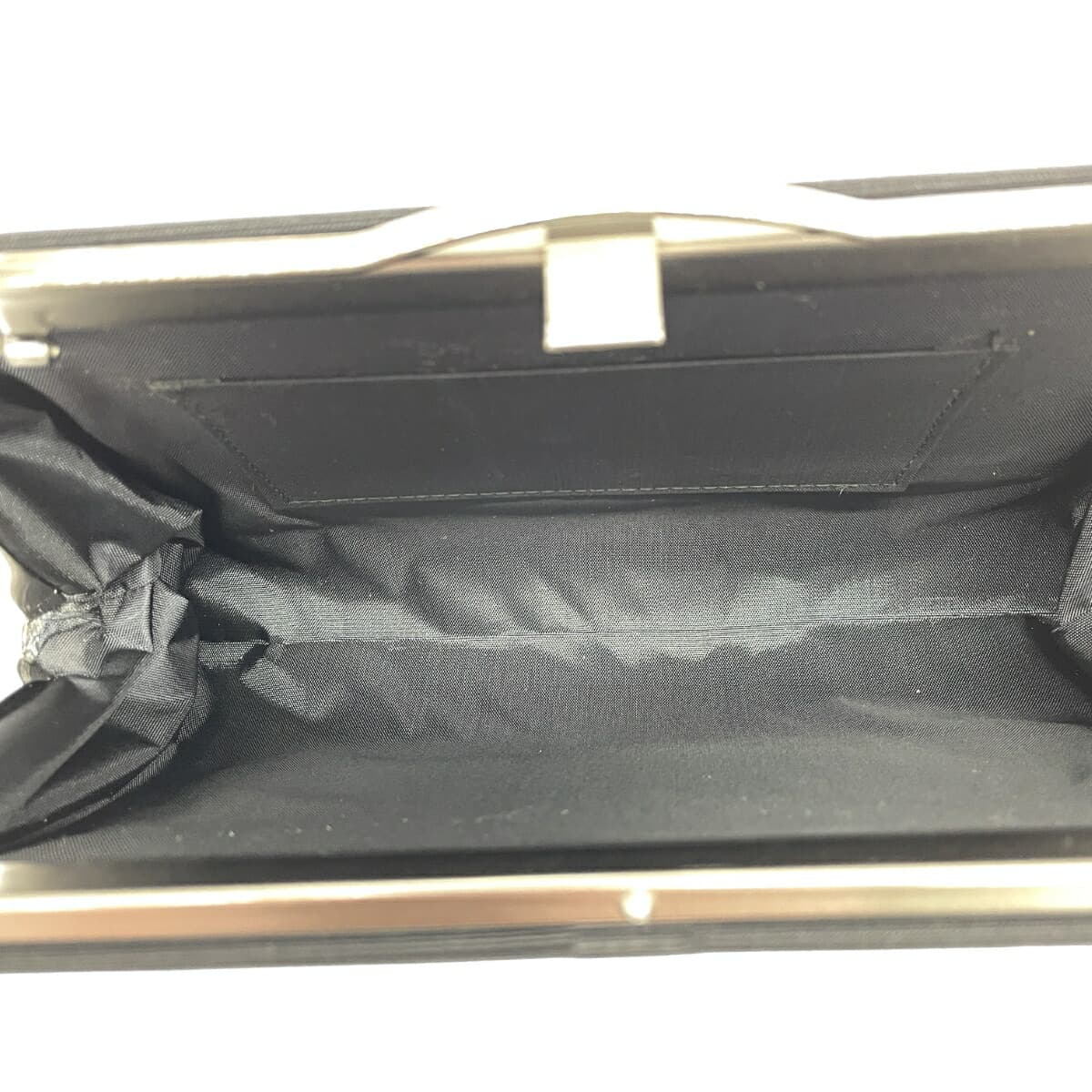 chain clutch bag chain clutch bag chain clutch bag satin black ladies 4