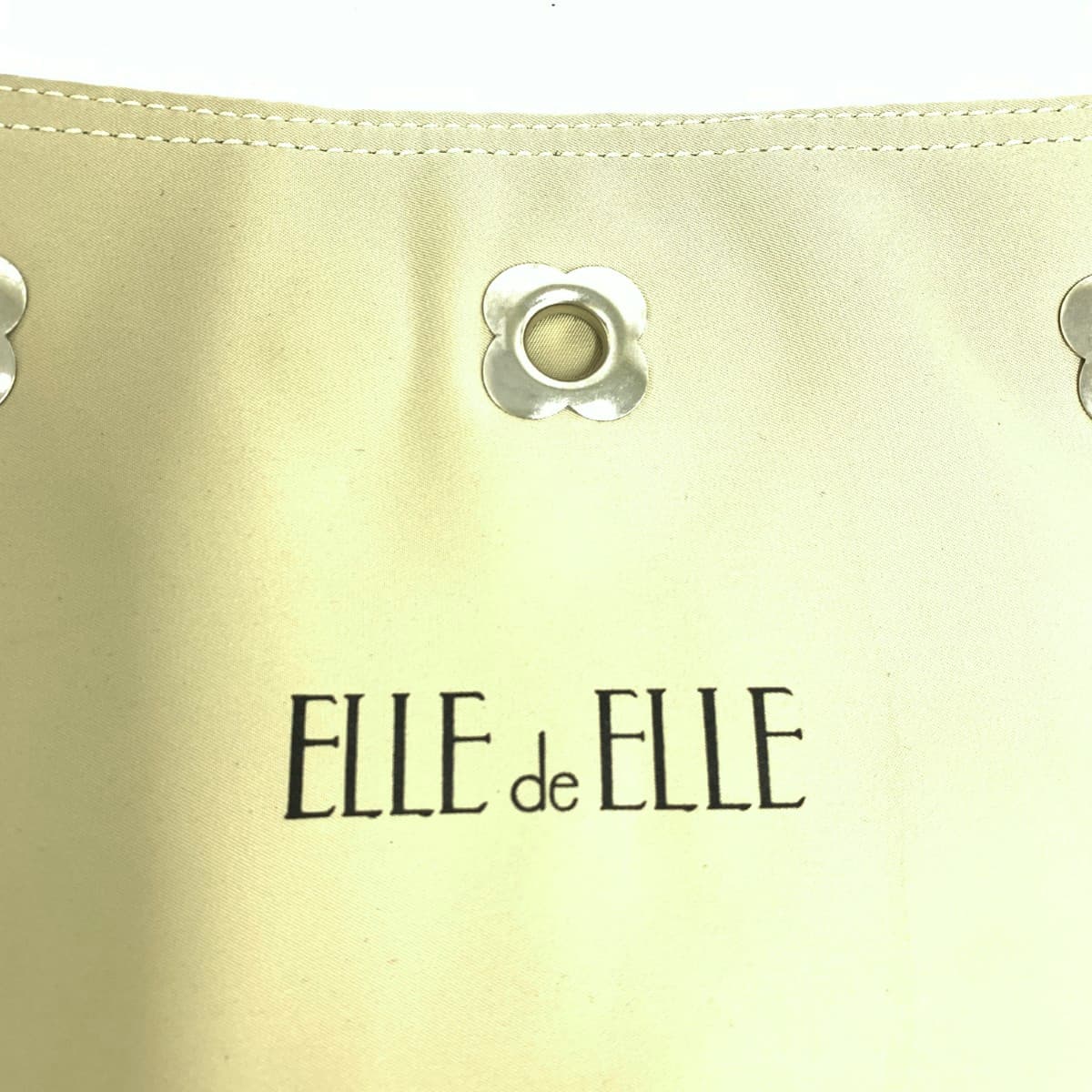 ELLE LELLE Tote Bag Logo Nylon Beige Women's 7
