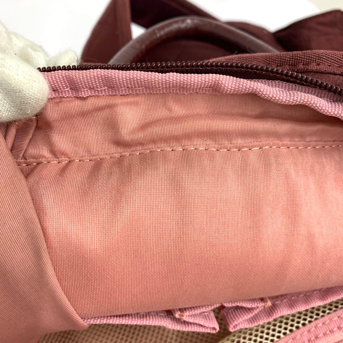 Kanana Project Quilted Backpack Bordeaux for Women 10