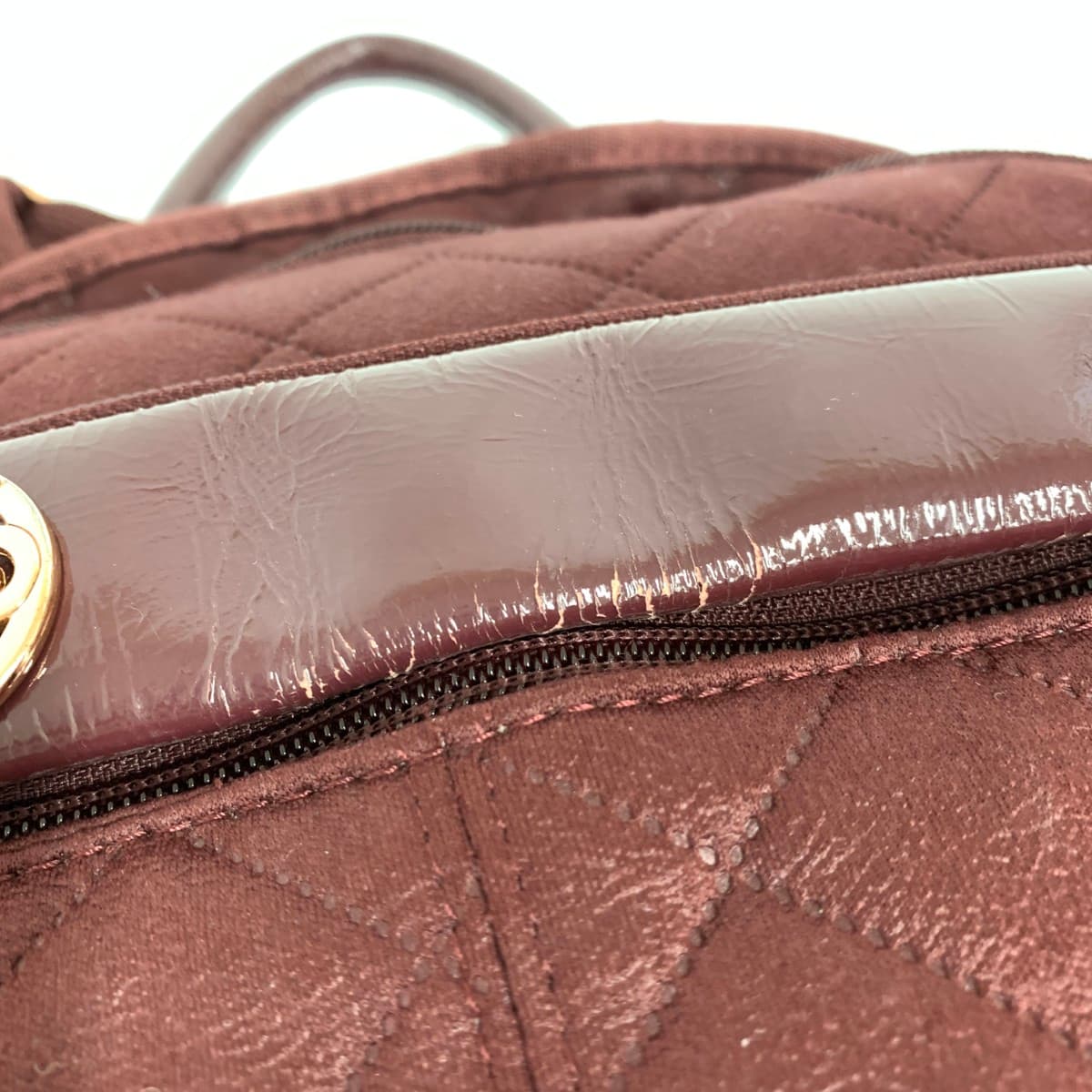 Kanana Project Quilted Backpack Bordeaux for Women 8